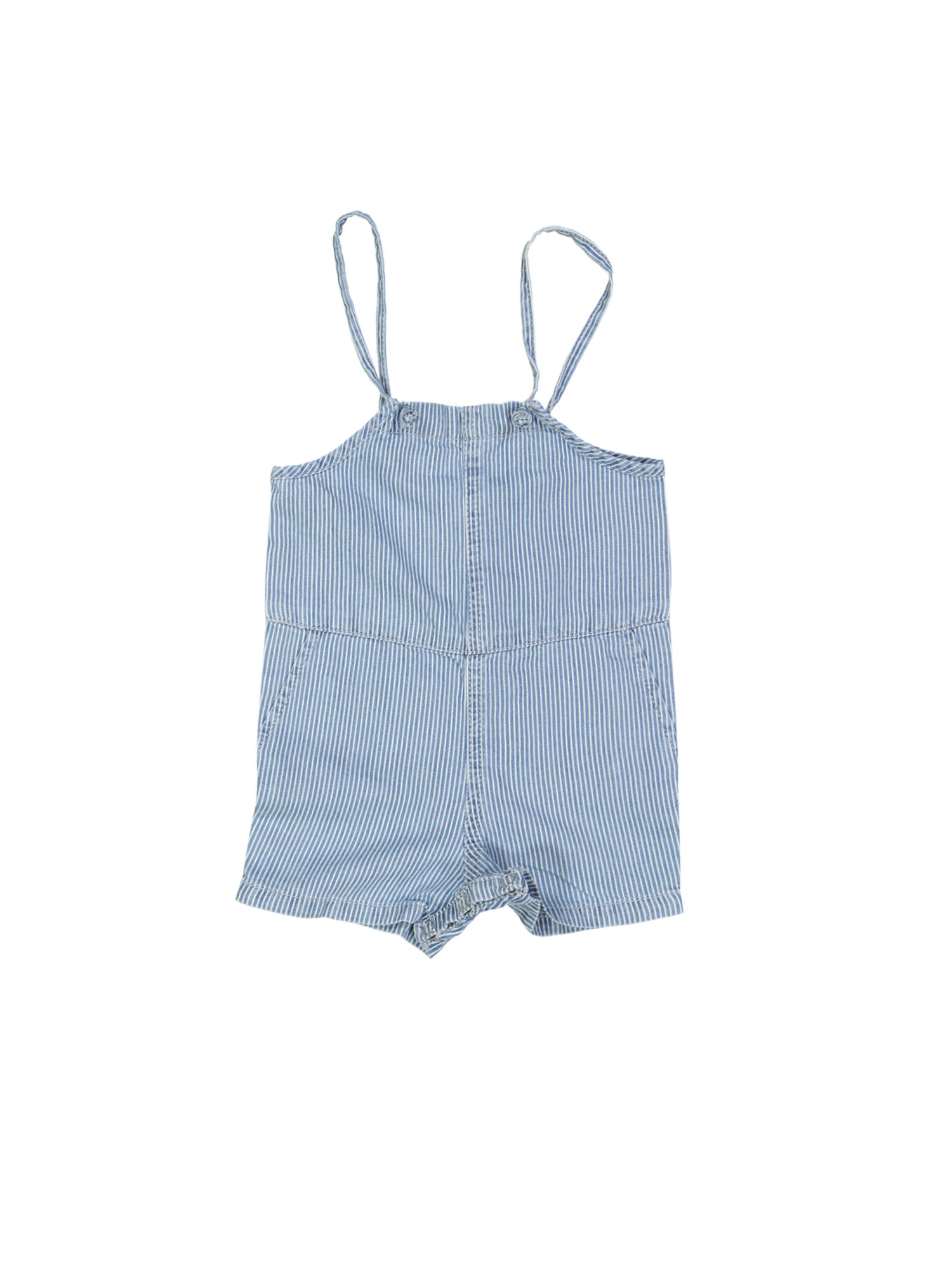 salopette soft denim streep 12m