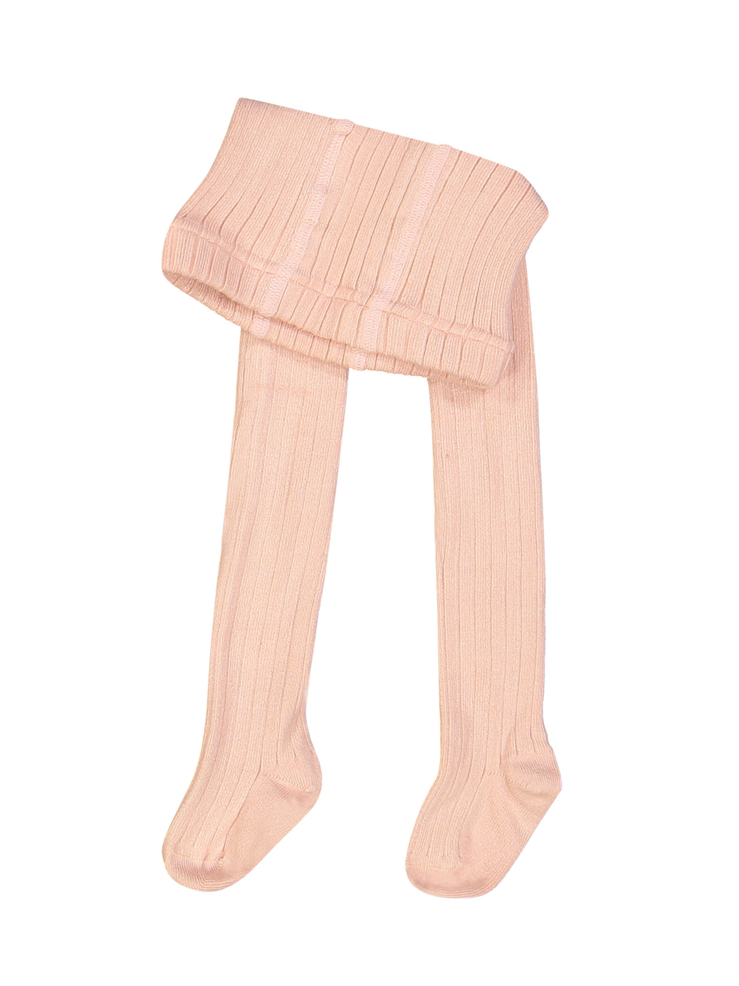 collants rib rose clair