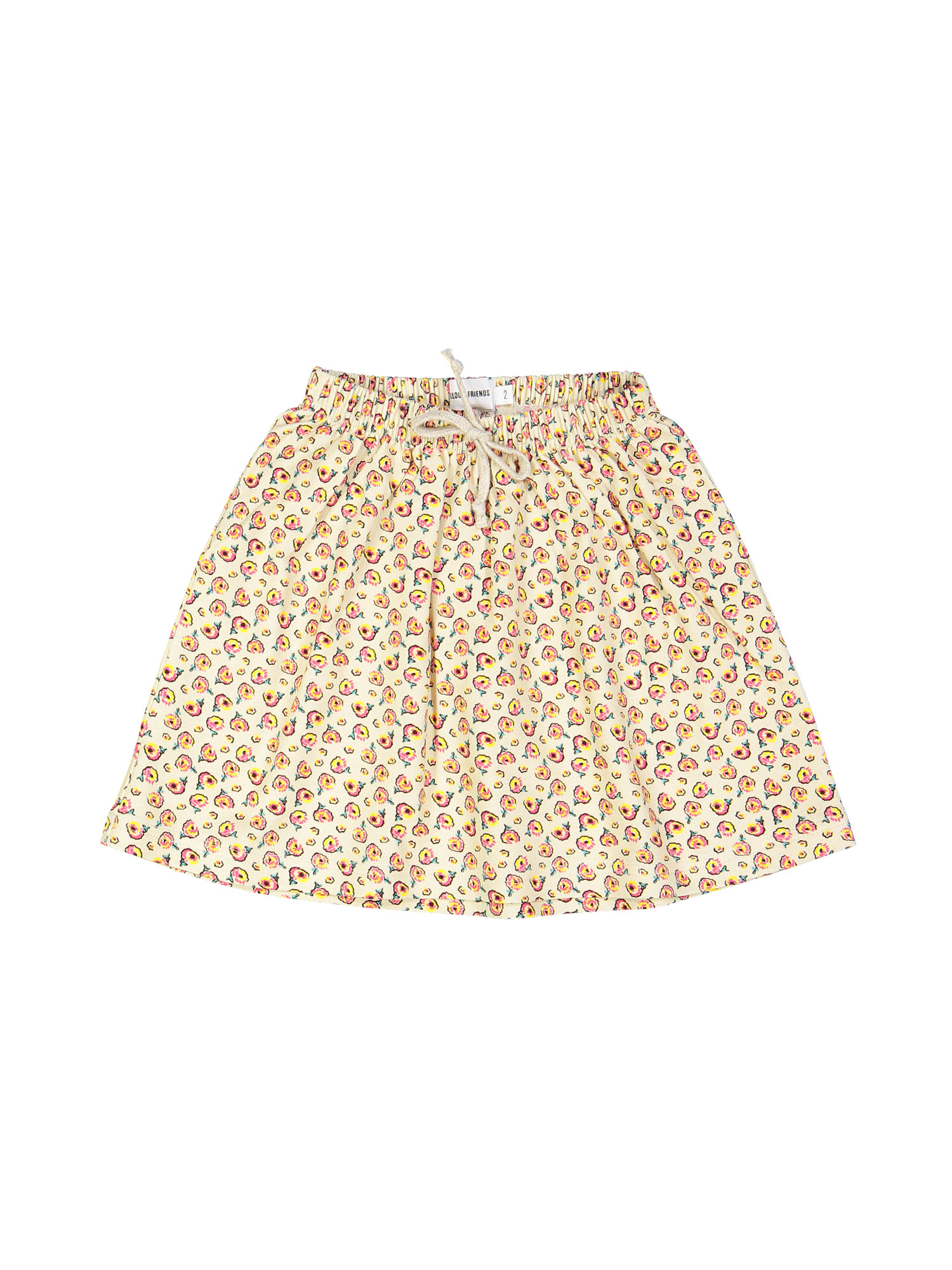 skirt molton flower beige