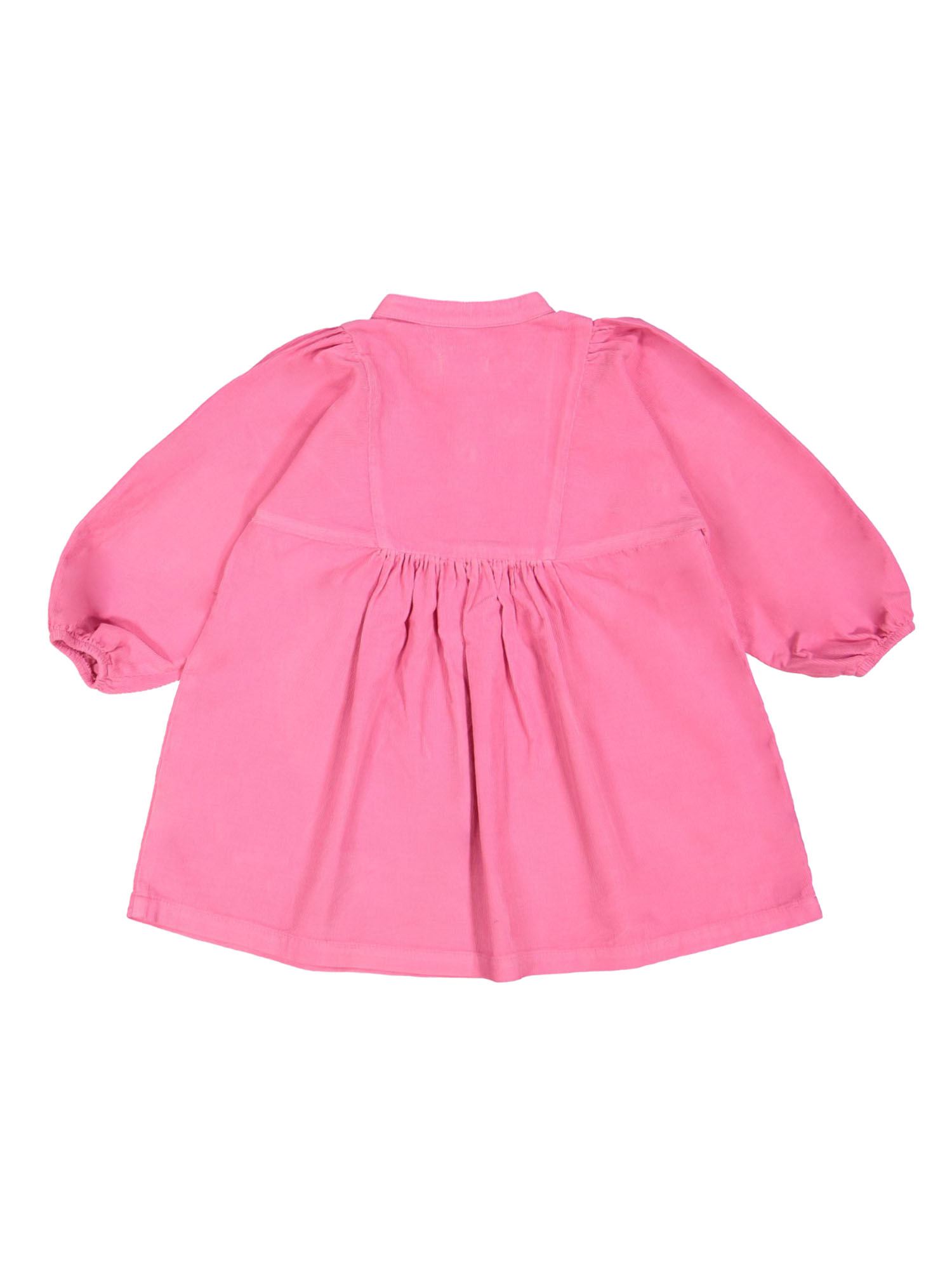 Robe côtelette rose vif