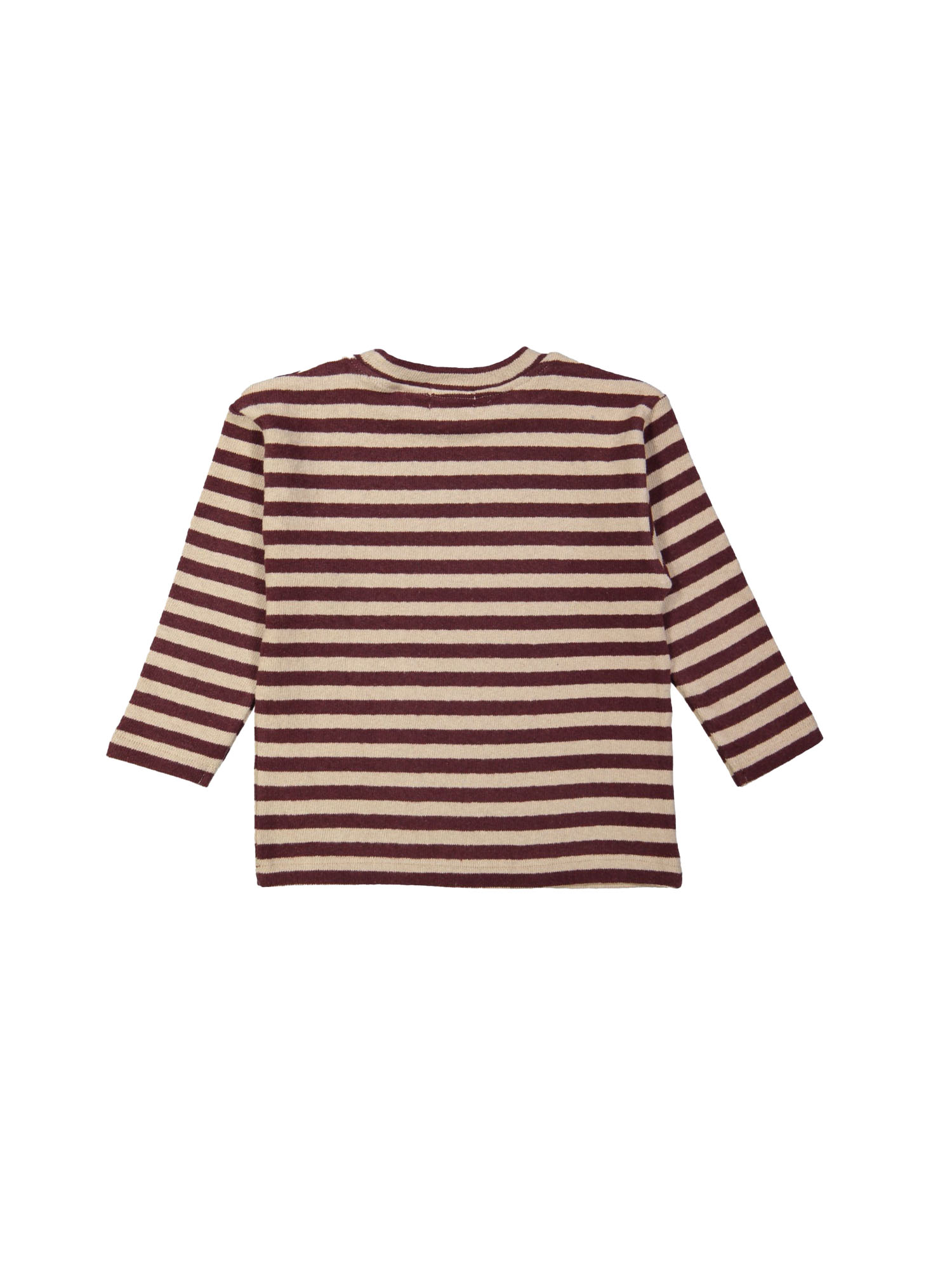 Sweater streep bordeaux 12m-18m