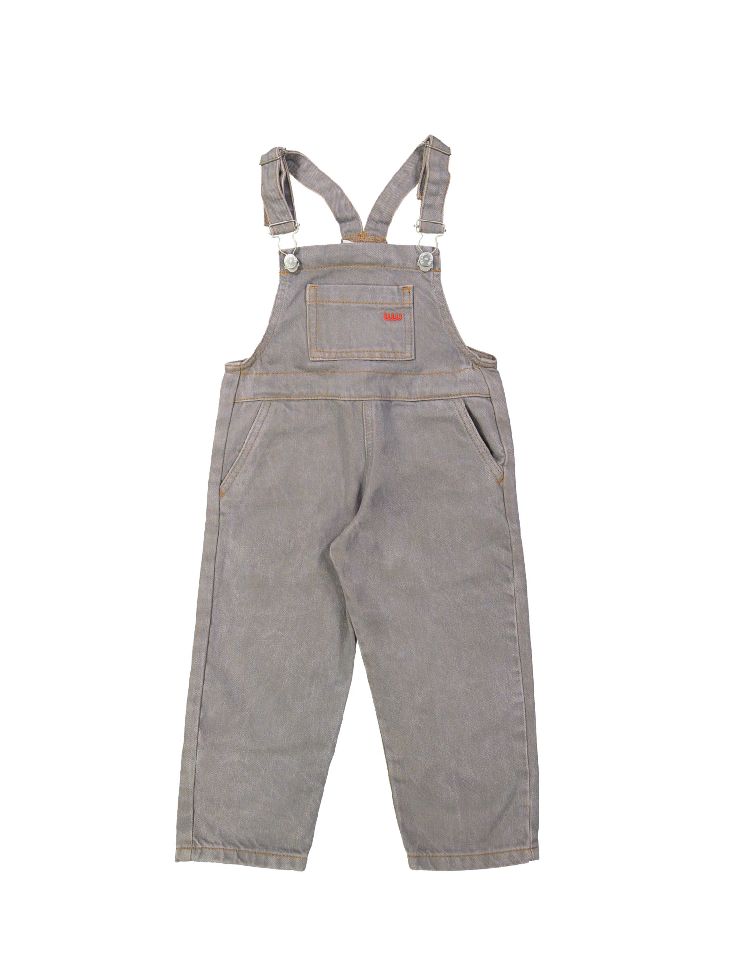 Jeanssalopet stone wash grijs 12m-18m
