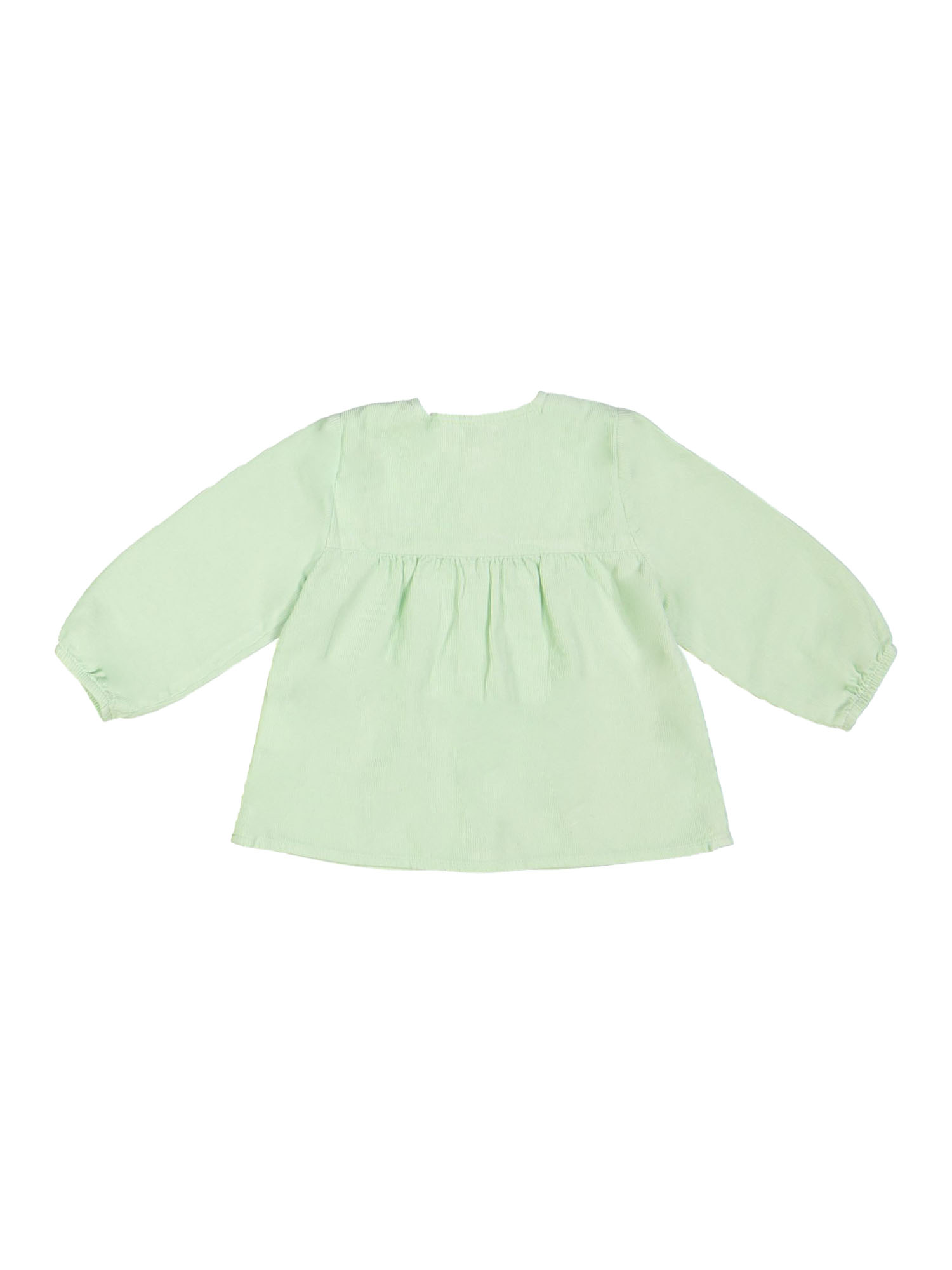 Blouse mini côtelette menthe