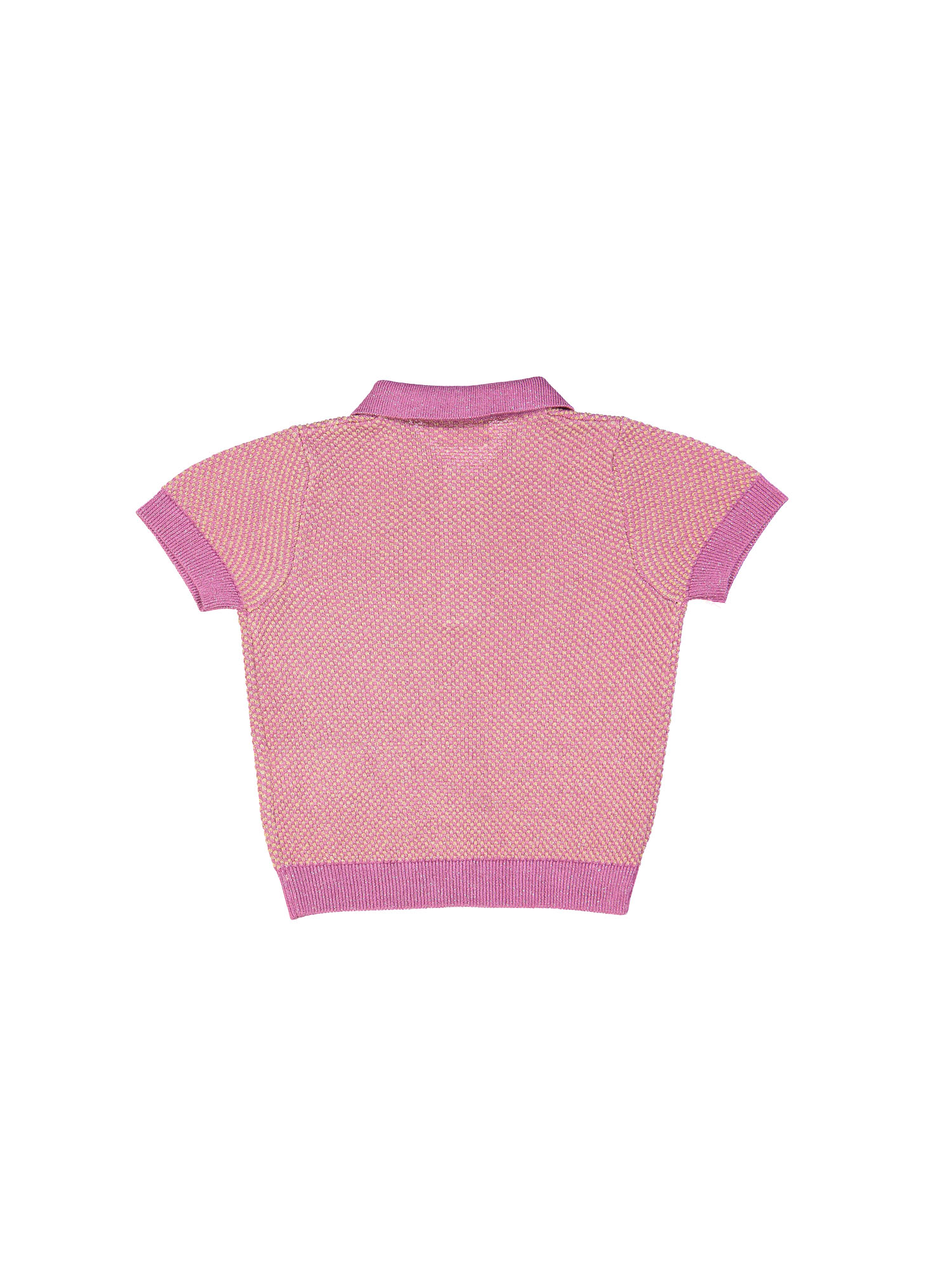 polo knit lurex fushia 02j