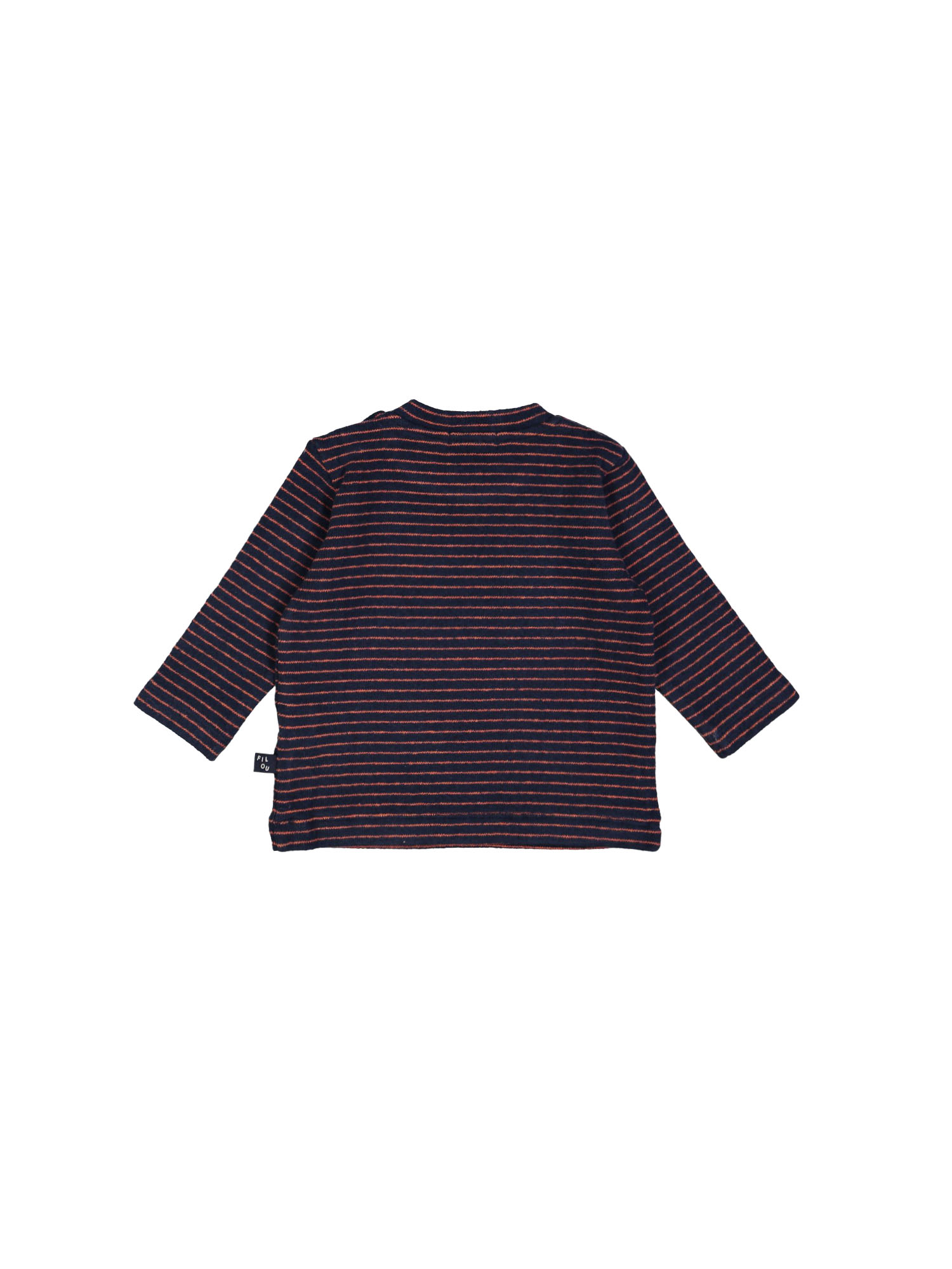 Sweater mini rayure bleu foncé