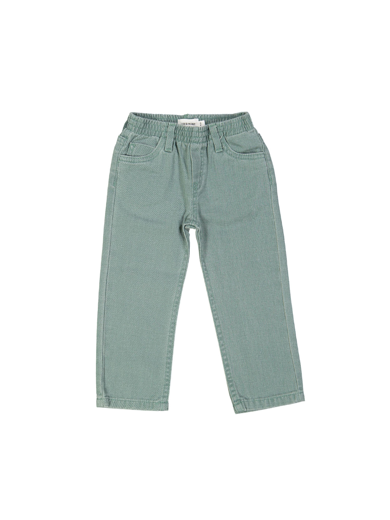 Jeans regular rekker groen 03j