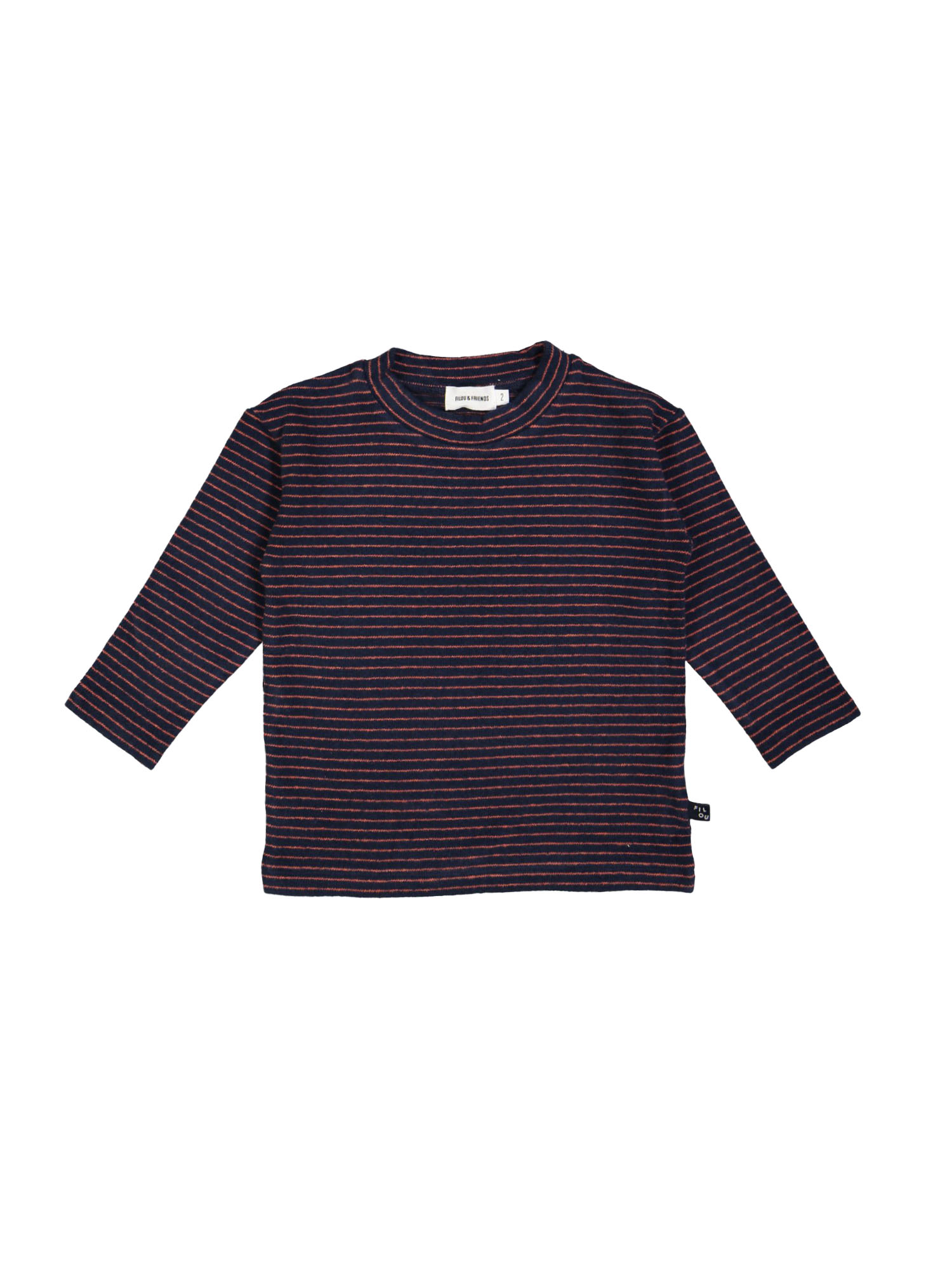 Sweater rayure bleu foncé