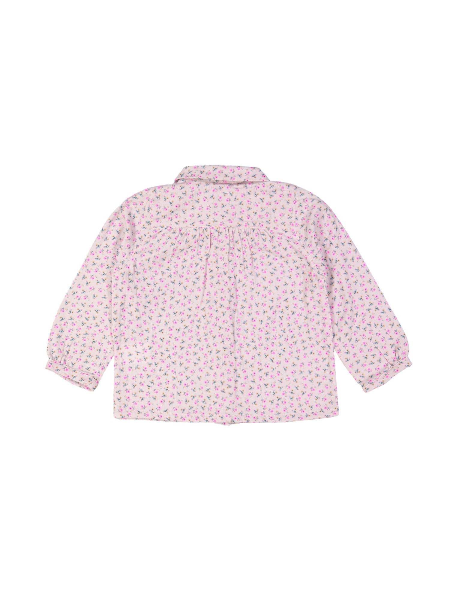 blouse flowers lilas