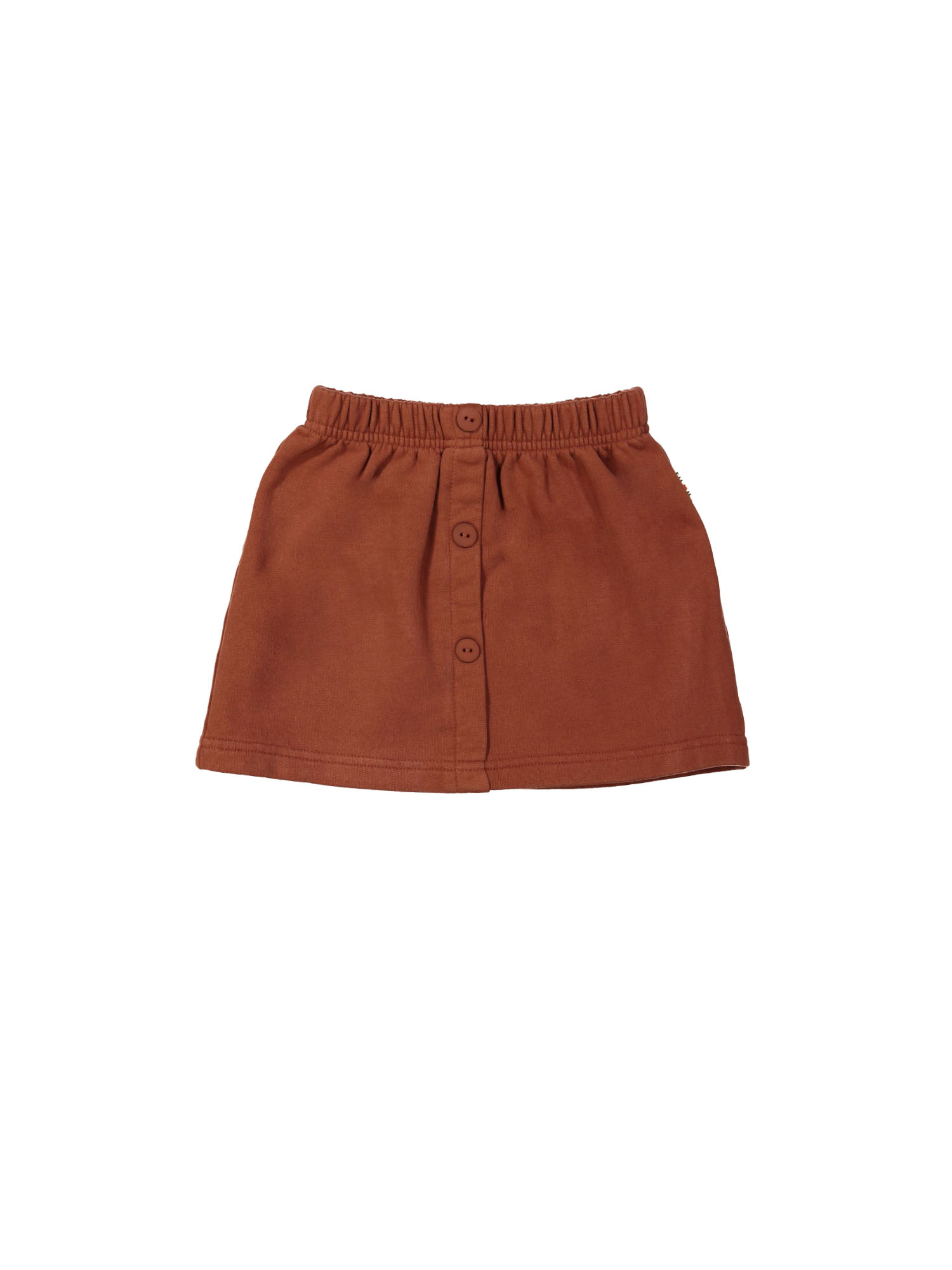 Rok molton roodbruin 12m