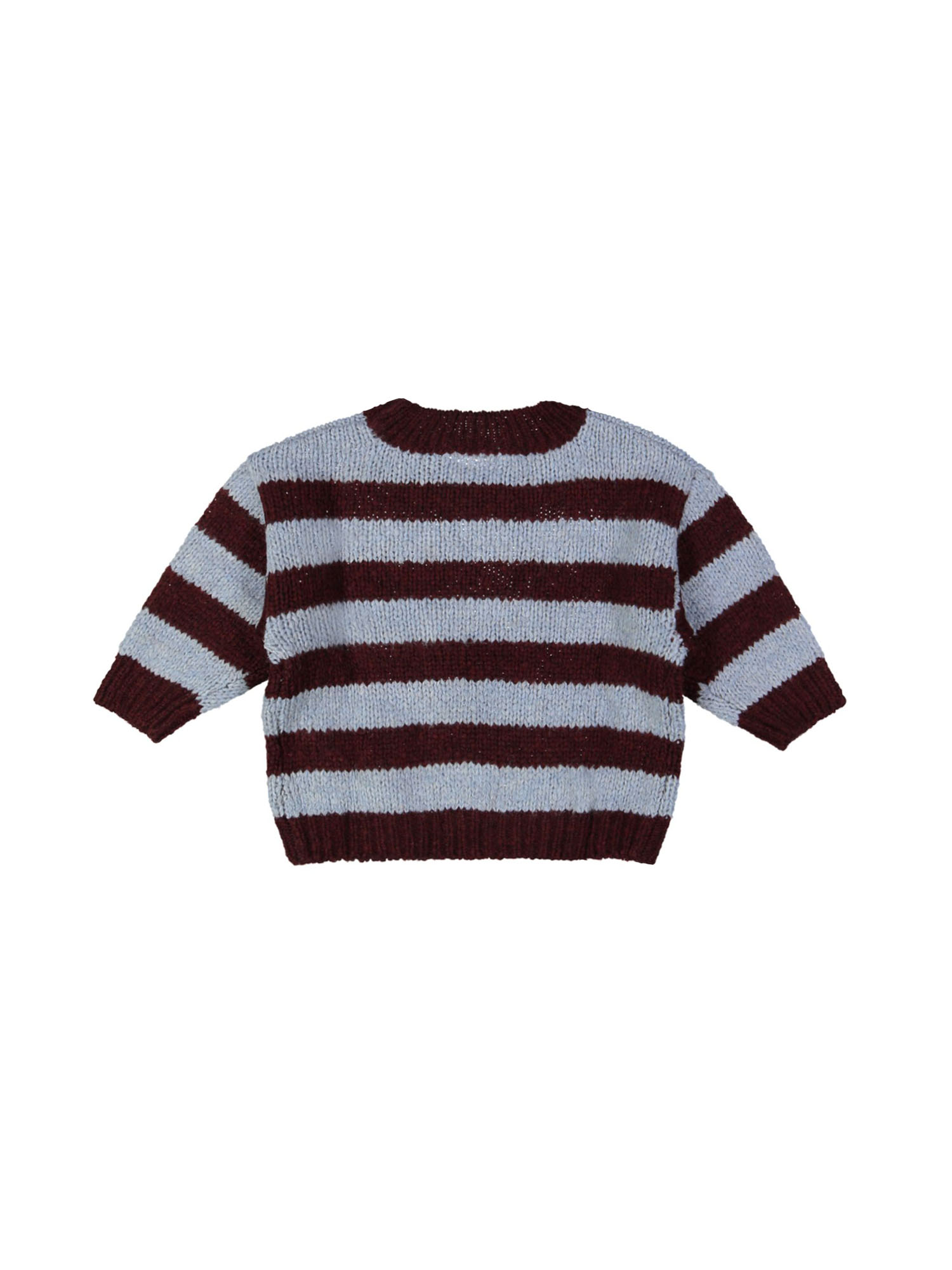 pull mini streep bordeaux