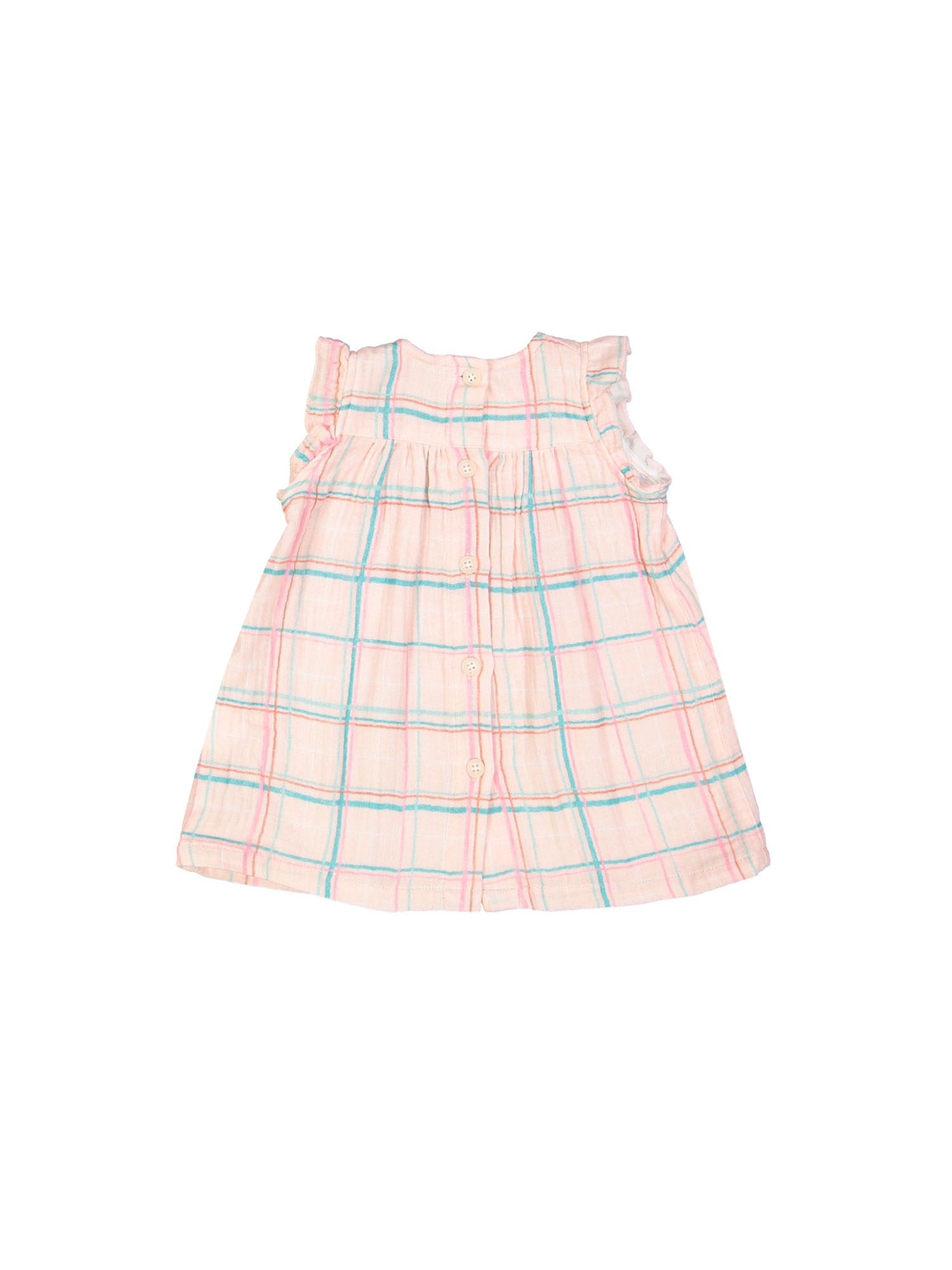 robe mini multigrid rose clair