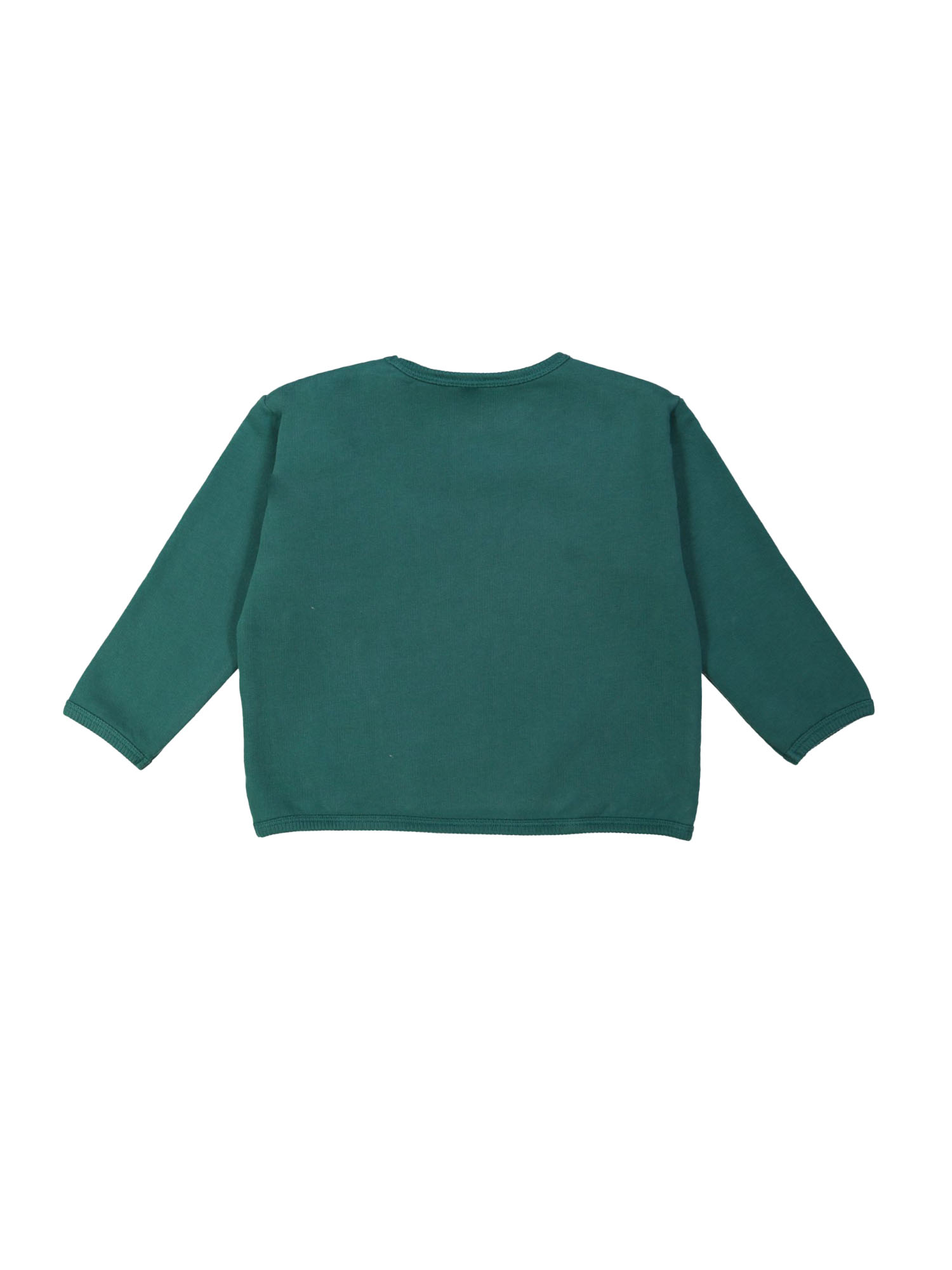 Sweater fleur vert foncé