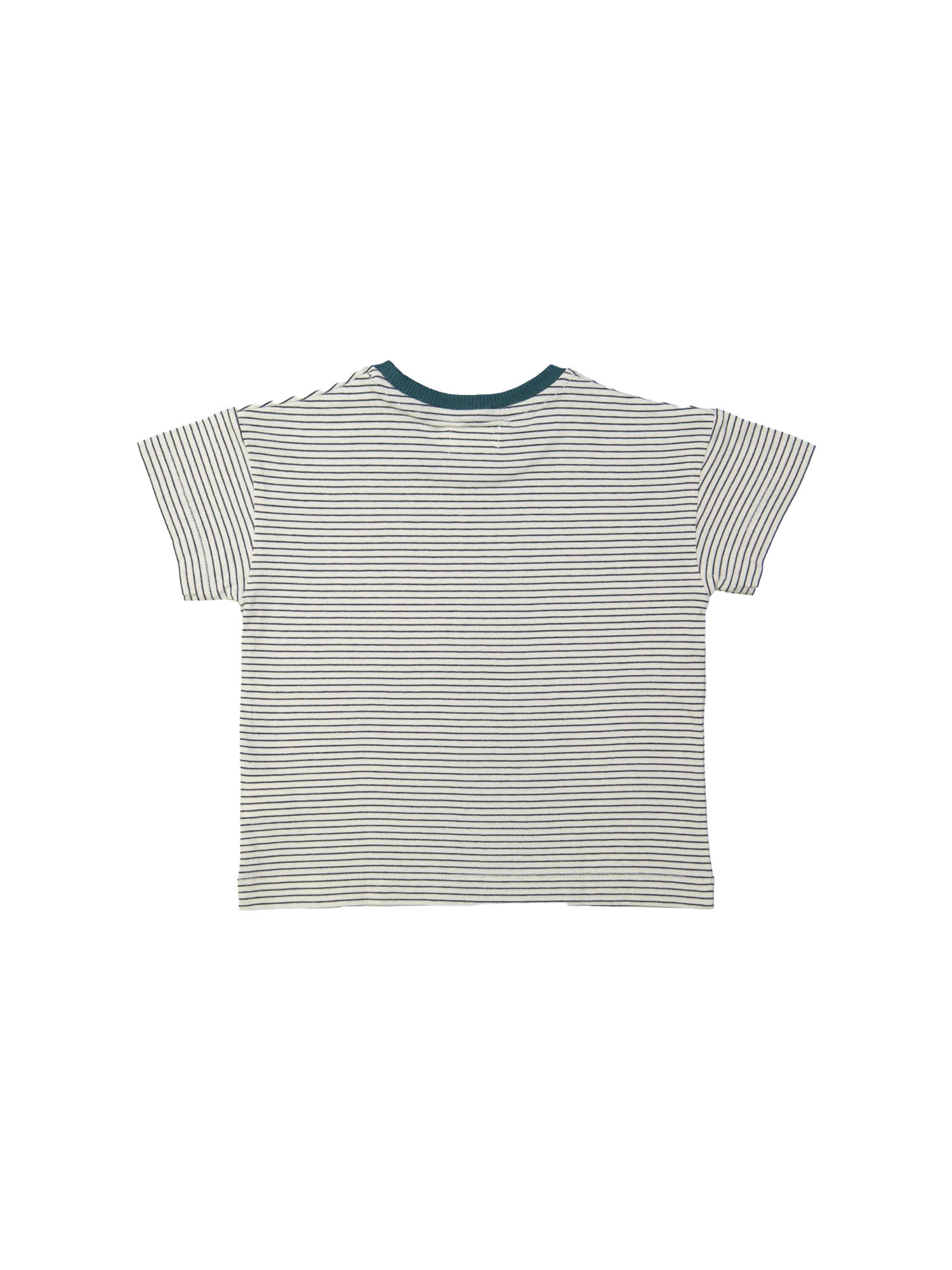 T-shirt fine stripes dark blue