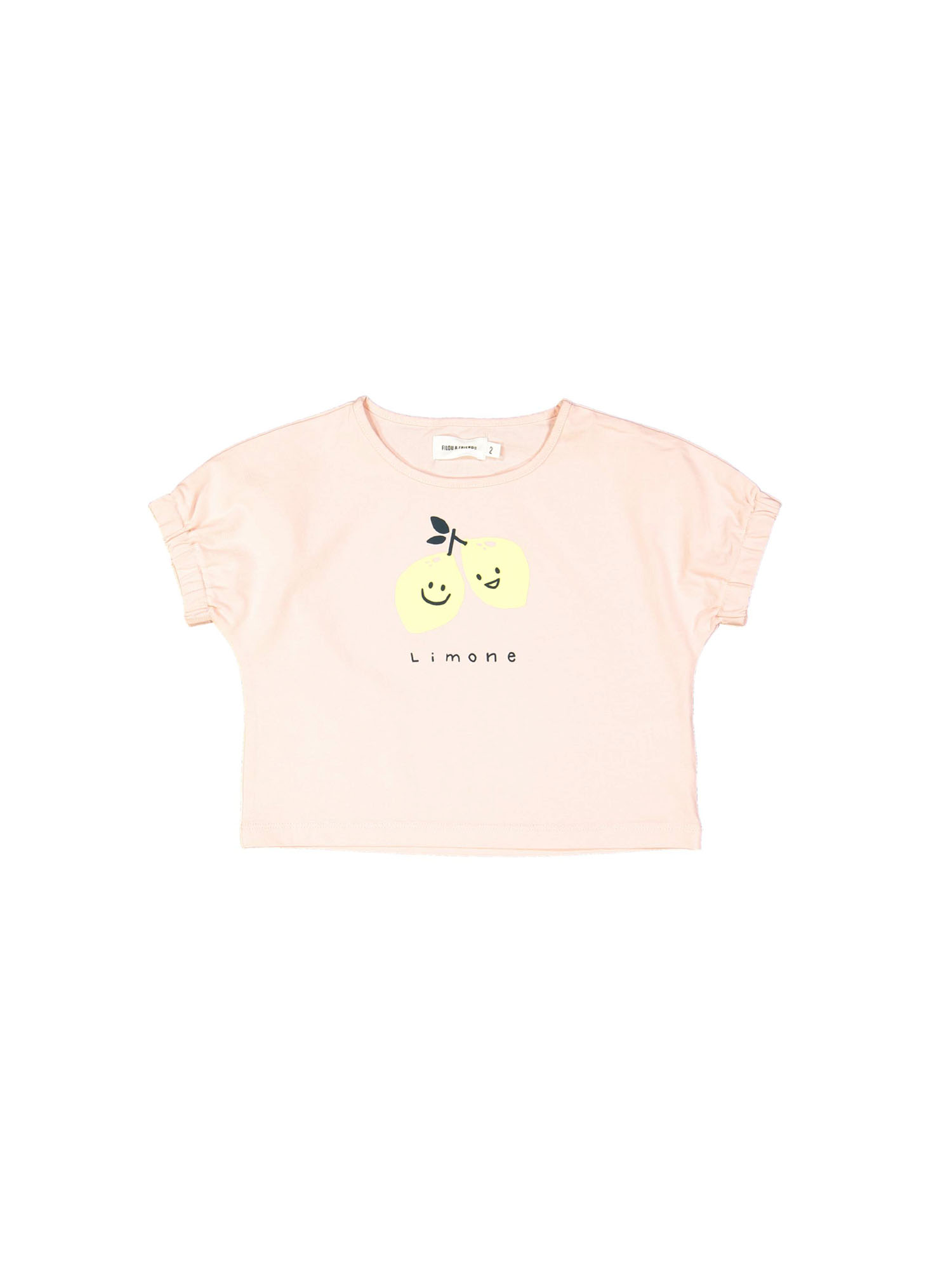 t-shirt limone lichtroze 04j