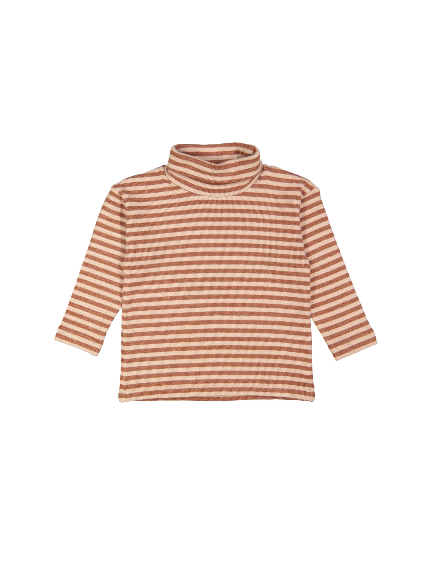 Souspull ribbed stripe brown