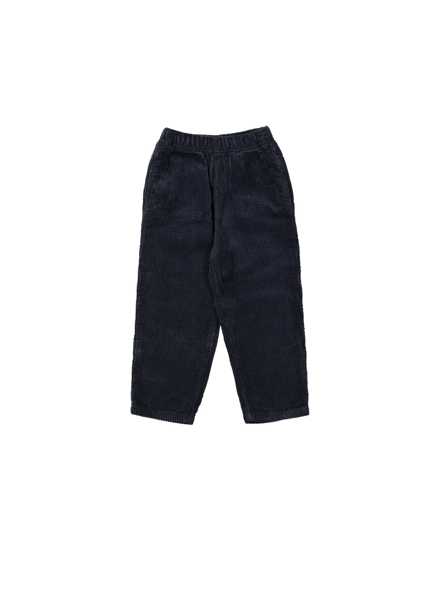 Comfy broek brede rib donkerblauw 12m