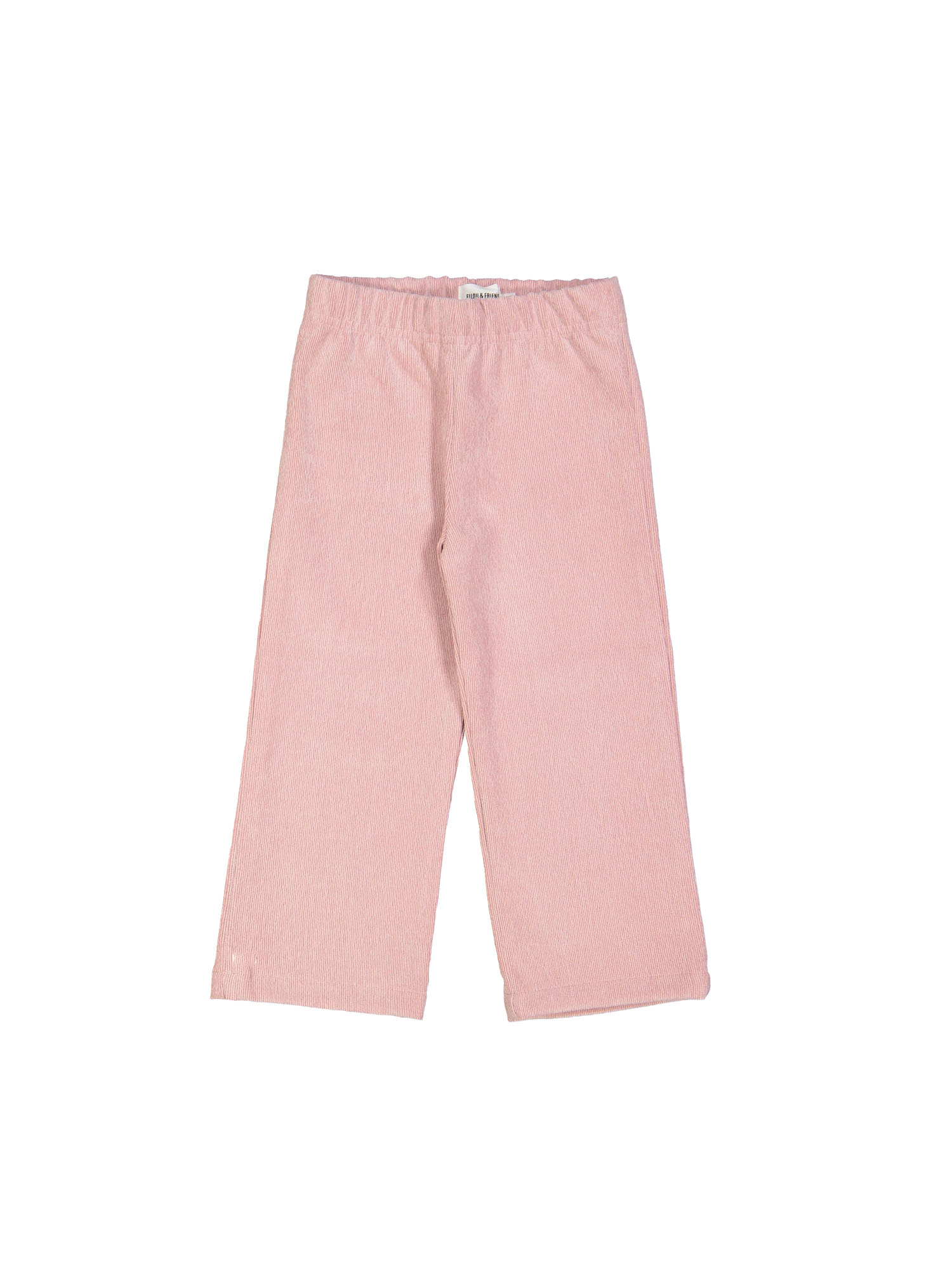 Pantalon confortable côtelette vieux rose