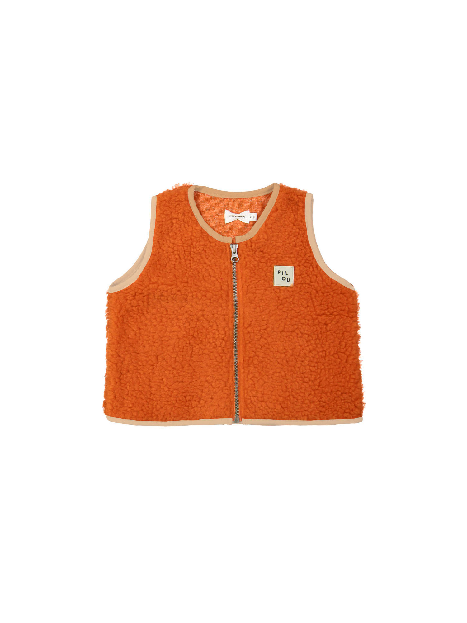 Bodywarmer teddy orange Pre-order