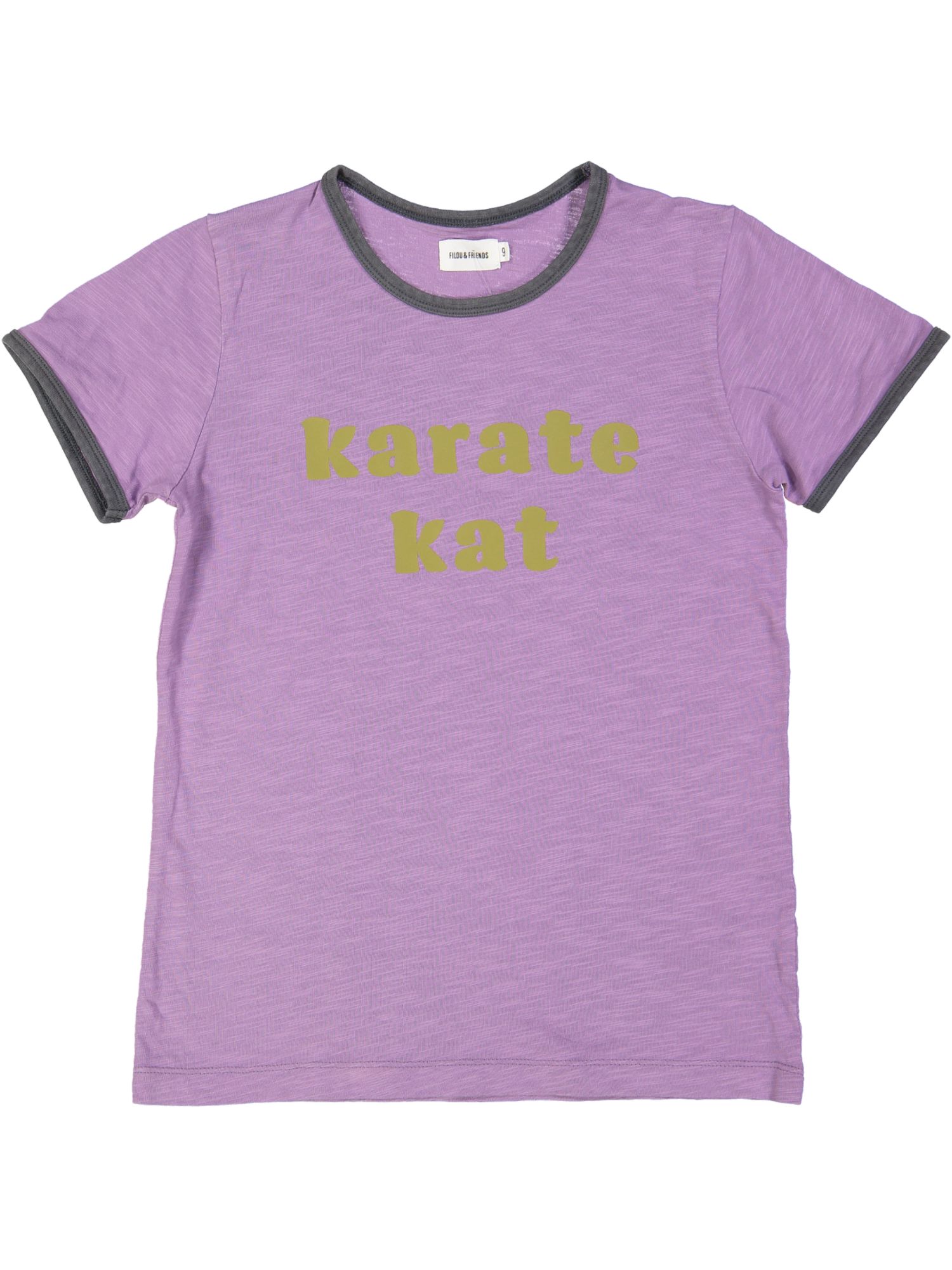 t-shirt paars karate kat 09j .