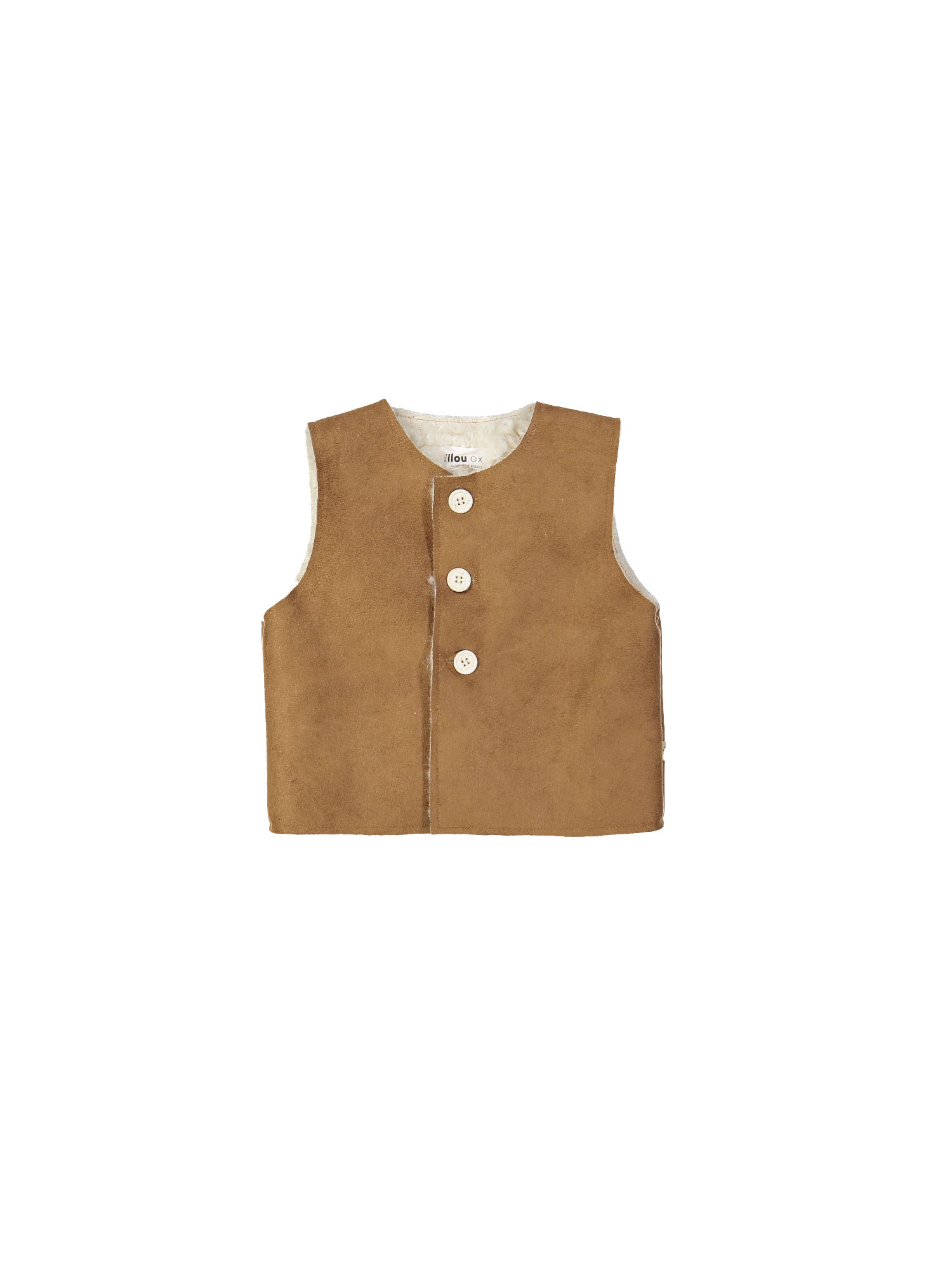 Bodywarmer mini lichtbruin 01m-04m