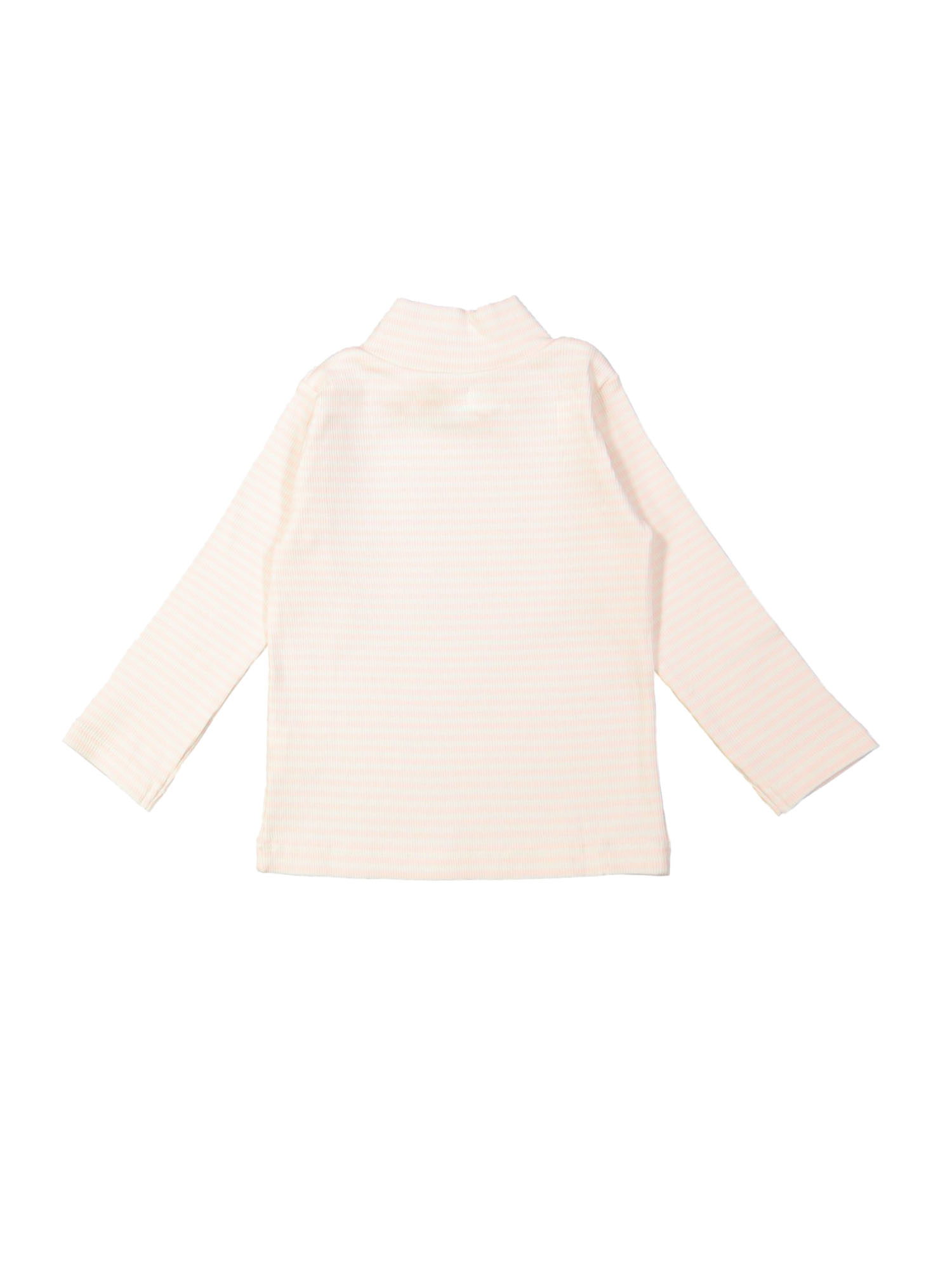 Souspull rib streep lichtroze 12m