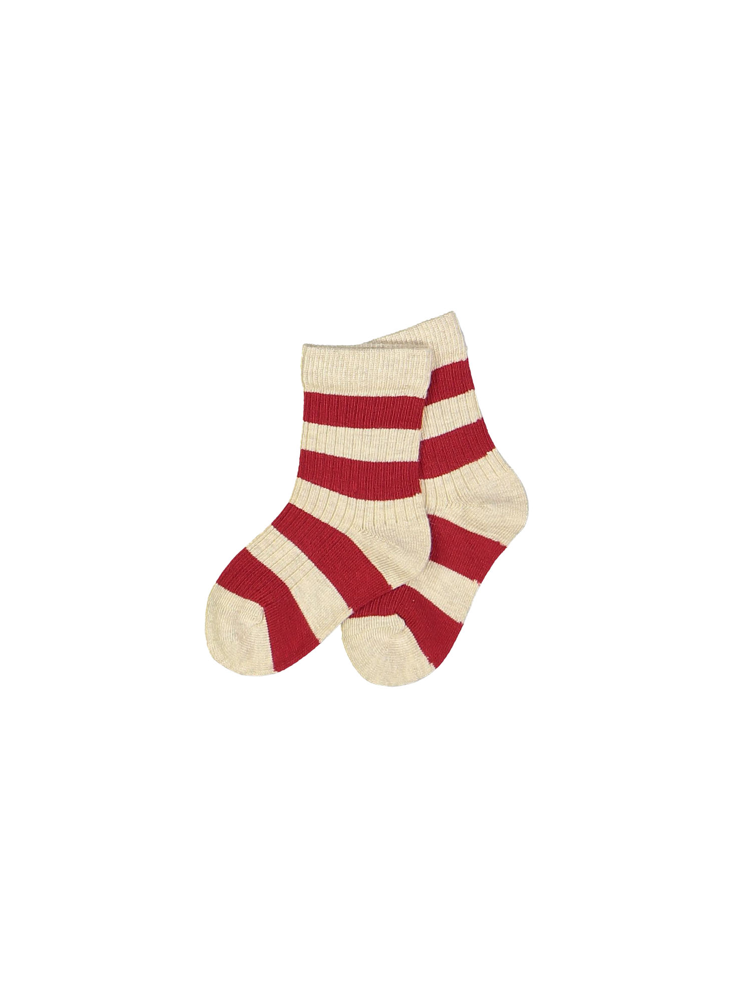 Socks stripe bordeaux