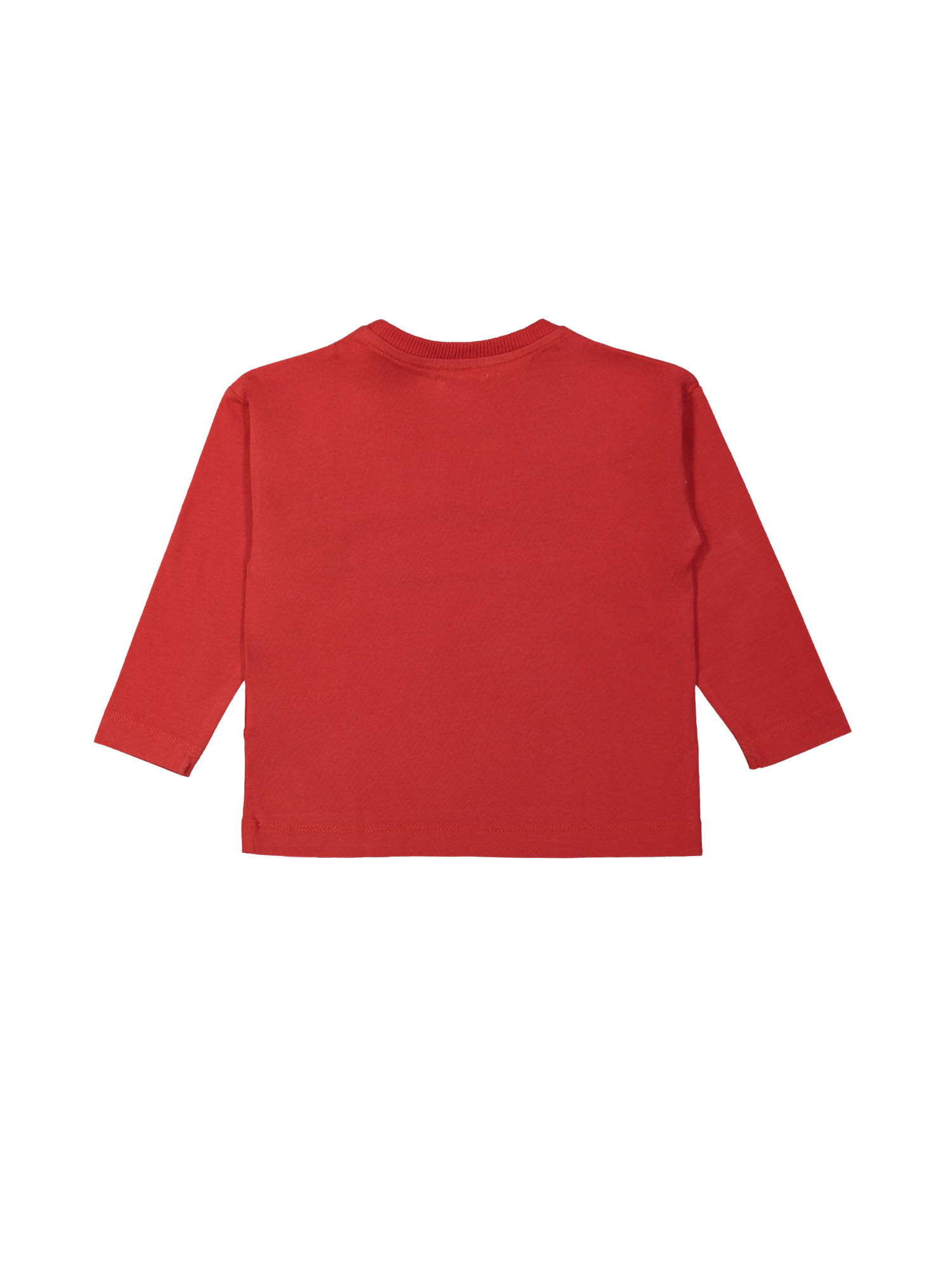 T-shirt sausage dog rood 12m