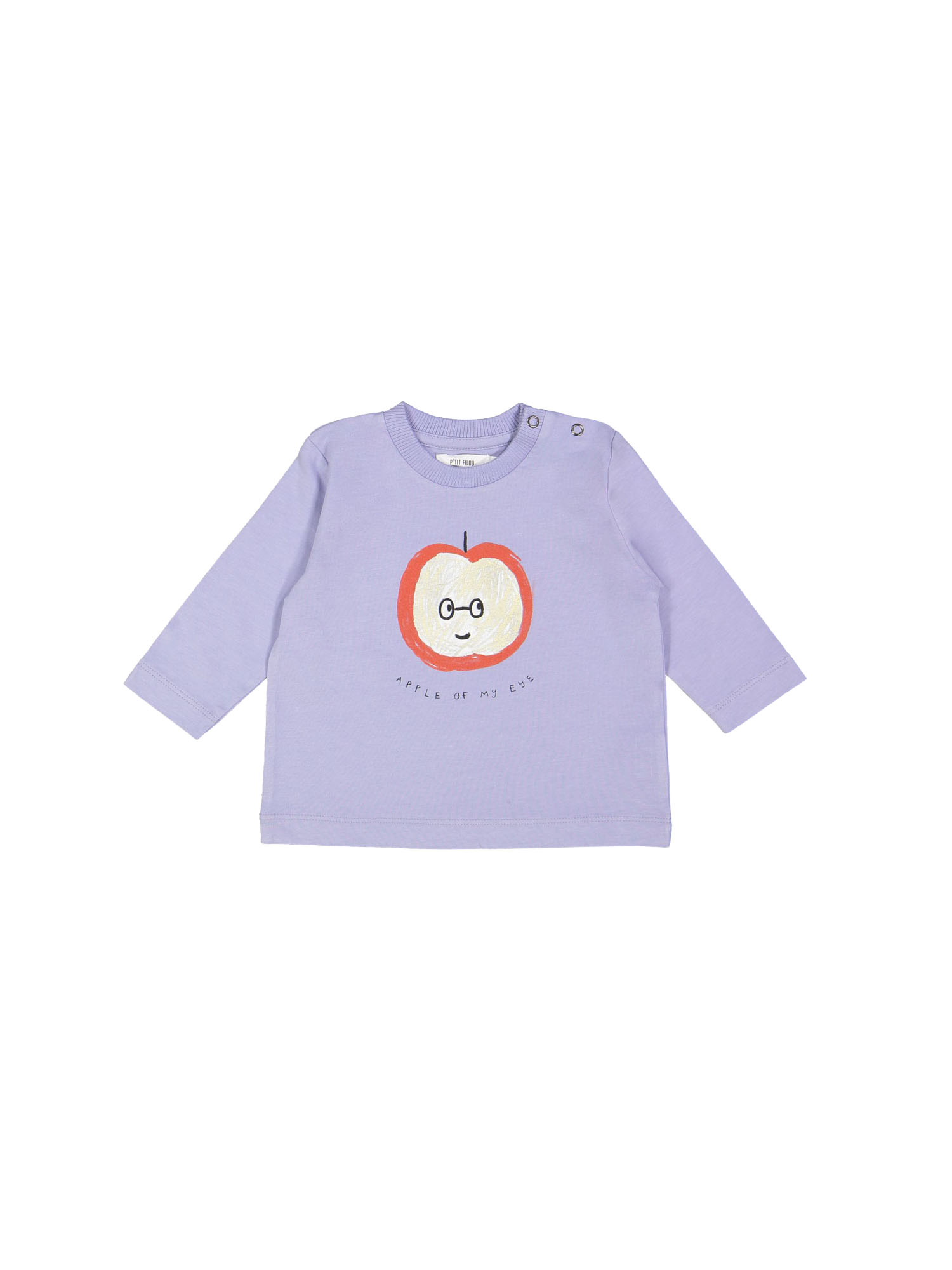 t-shirt mini apple of my eye lavendel 12m