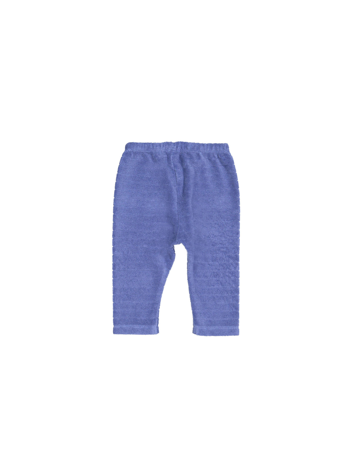 pants rib sponge blue