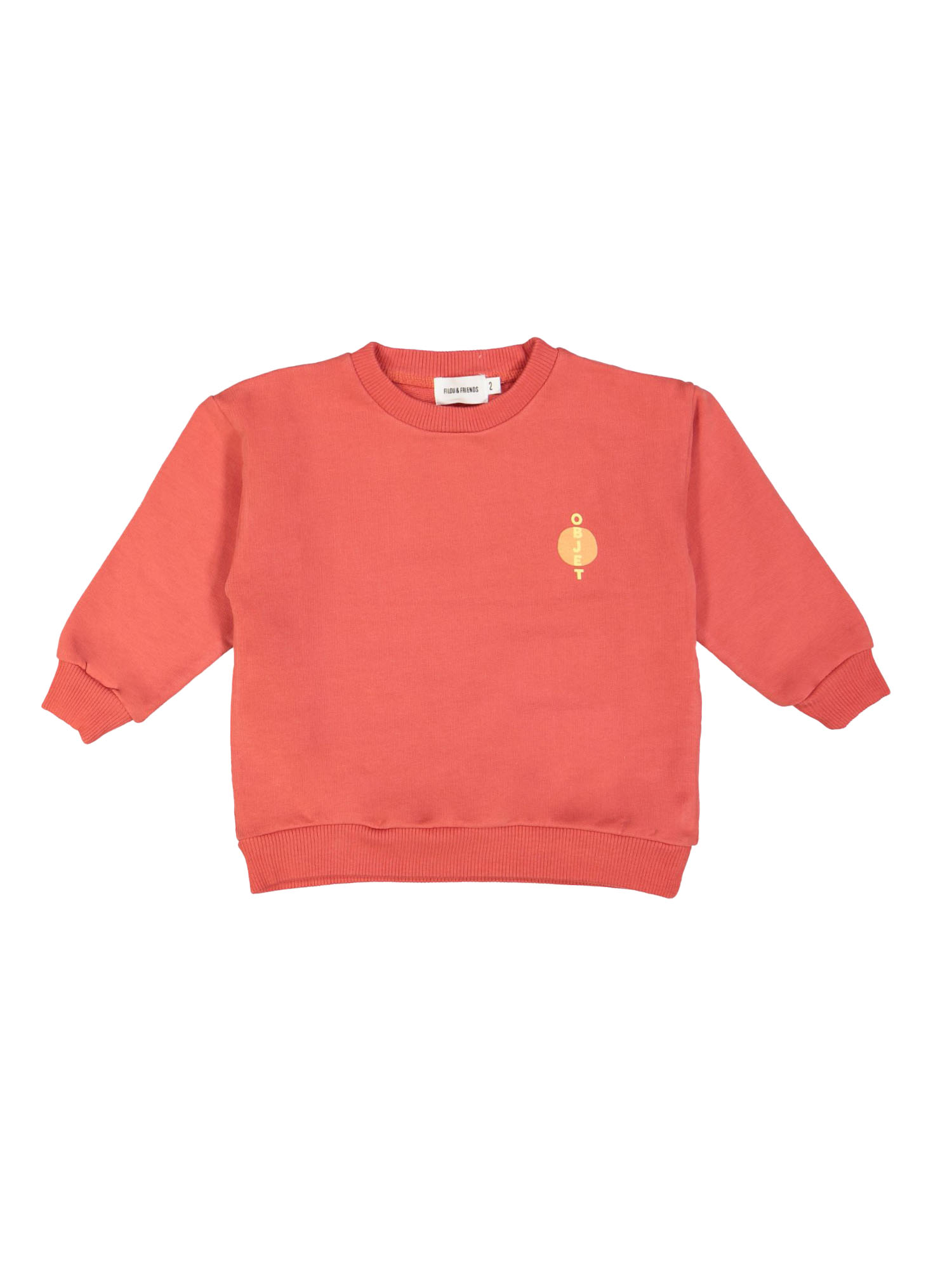 Sweater objet rouge foncé