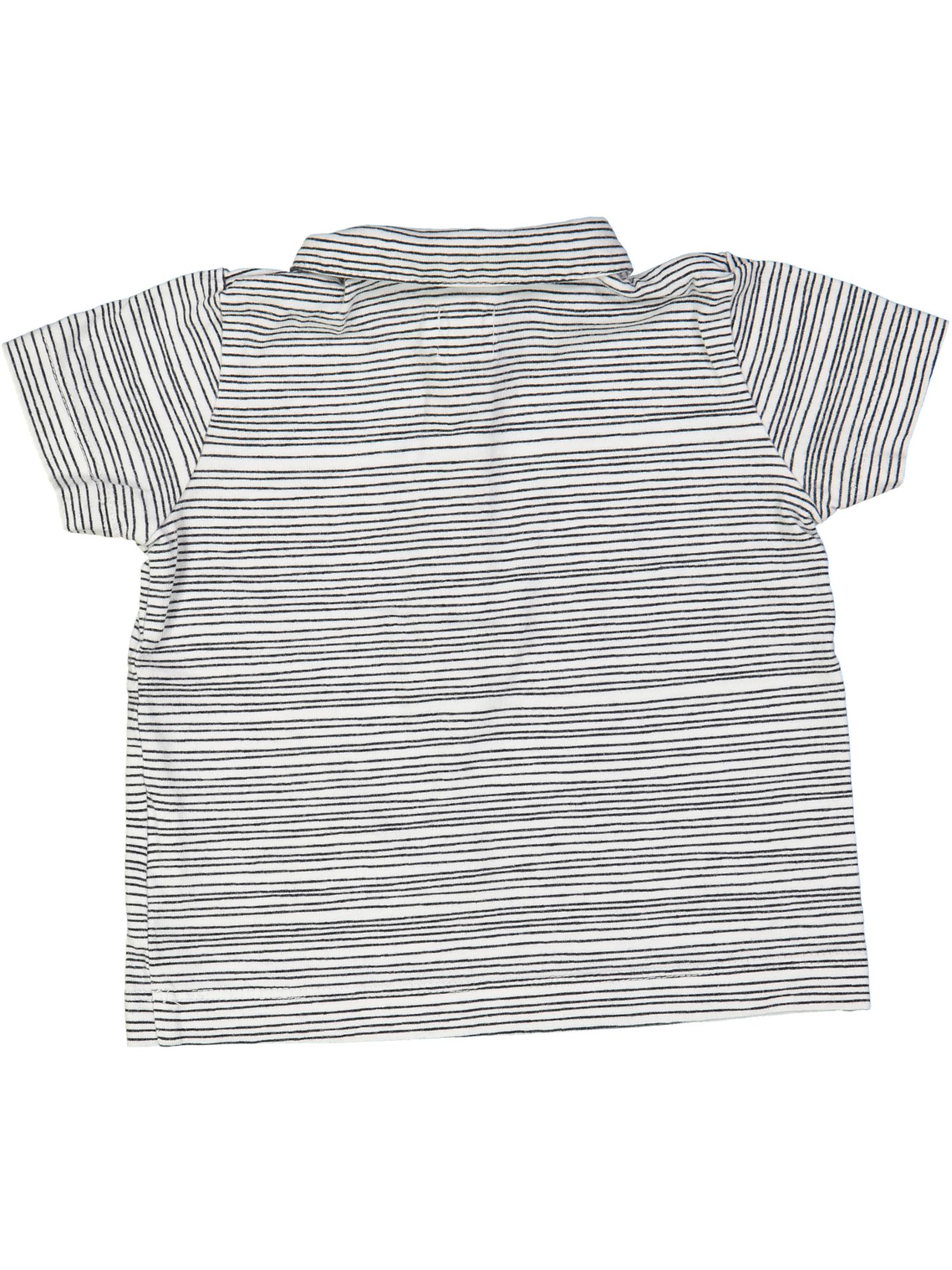 t-shirt wit streep 06m | Filou & Friends
