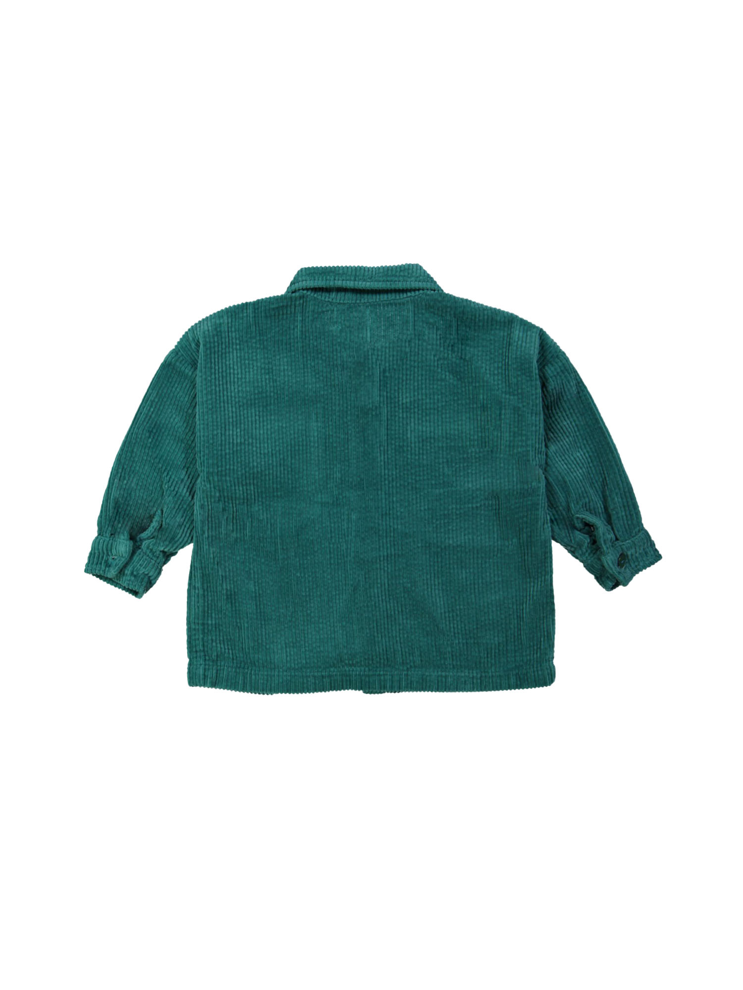 Chemise larges côtes vert foncé