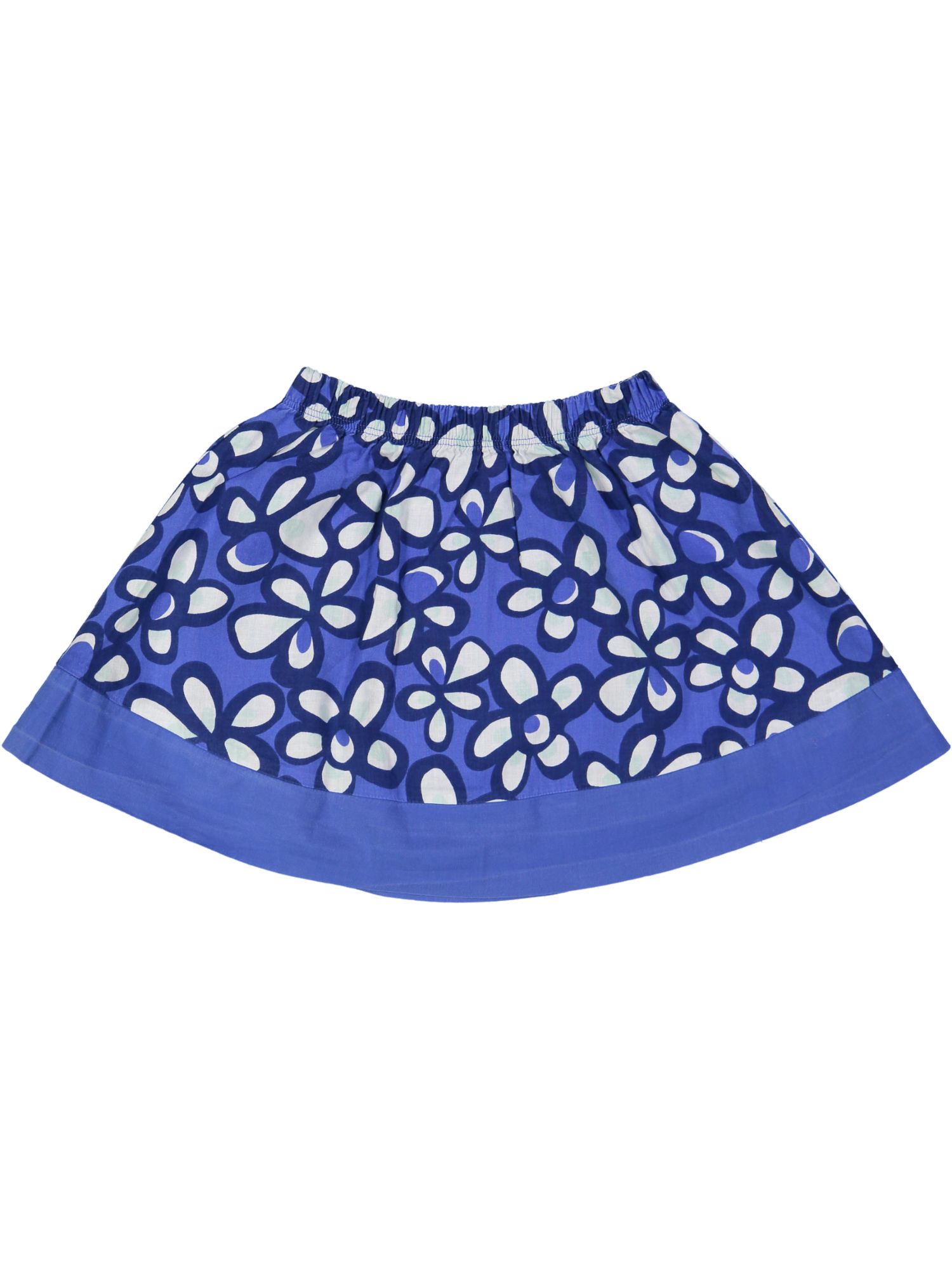 rok blauw bloem 04j