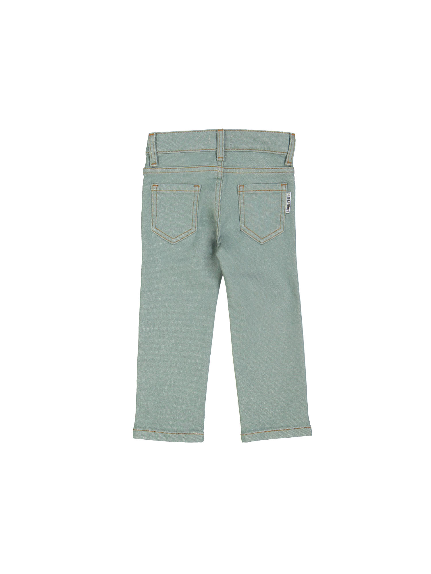 Jeans regular rits lichtgroen 02j