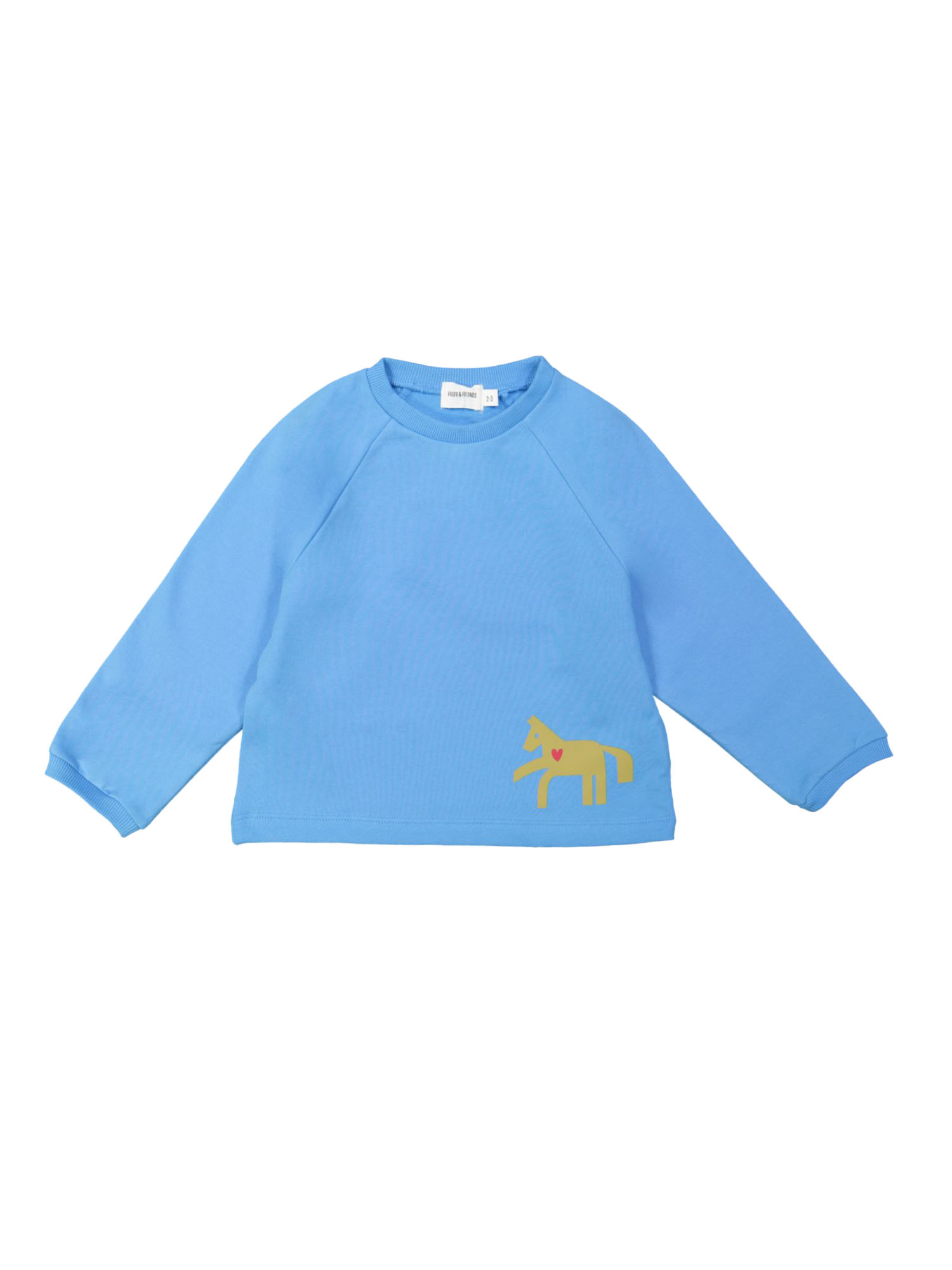 Sweater cheval délavé bleu