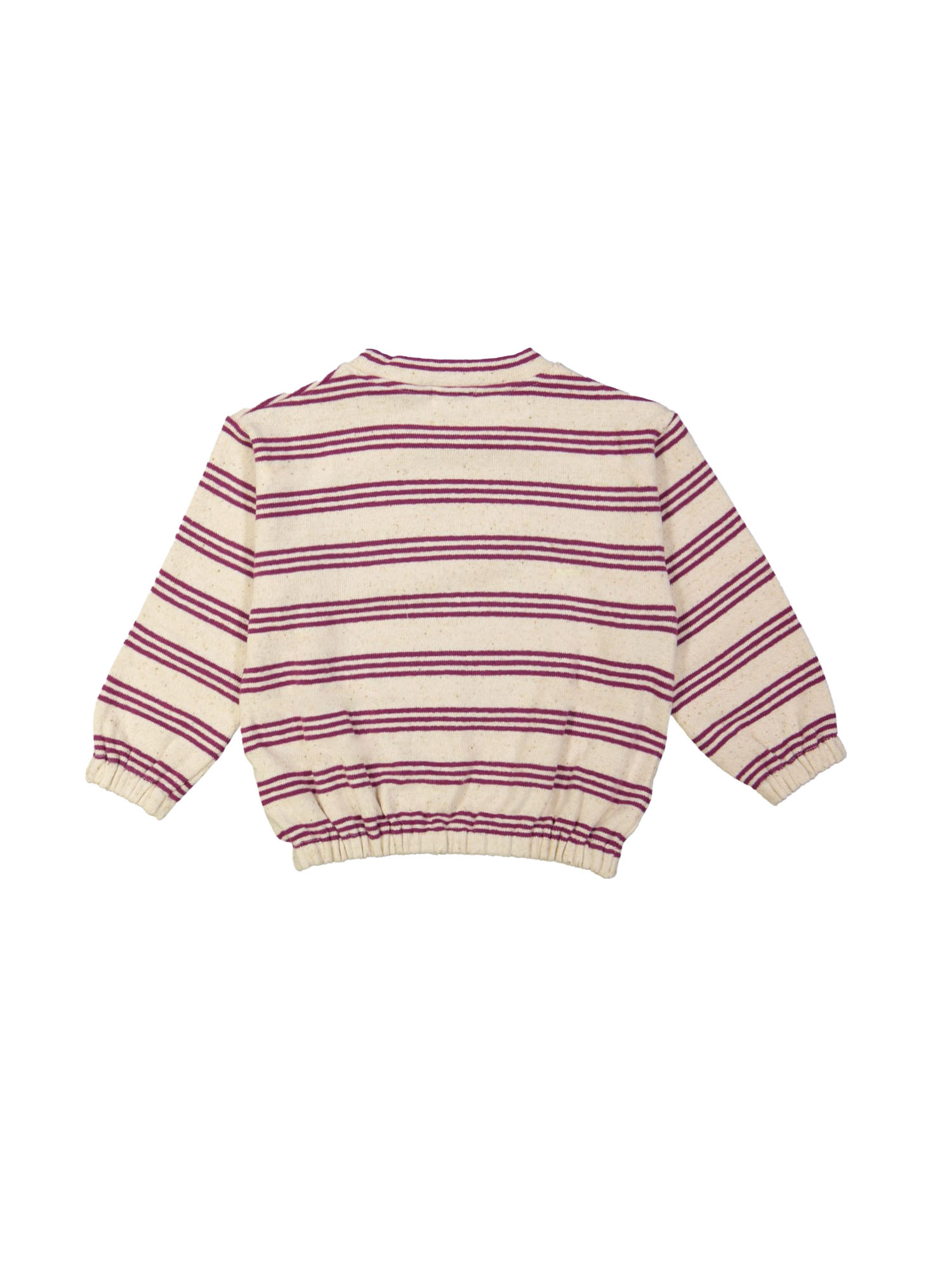 Sweater streep felroze 12m