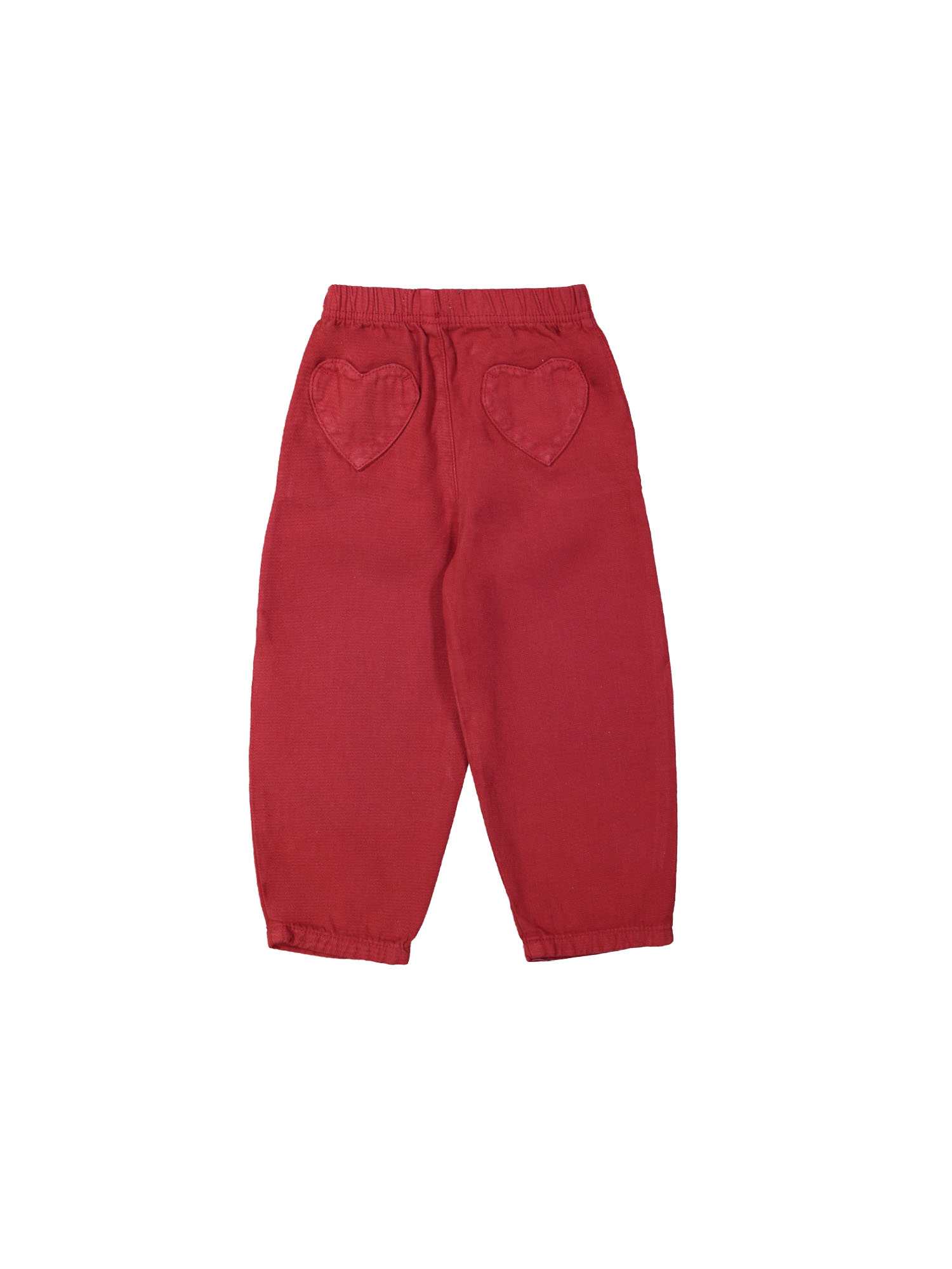 Broek heart rood 12m