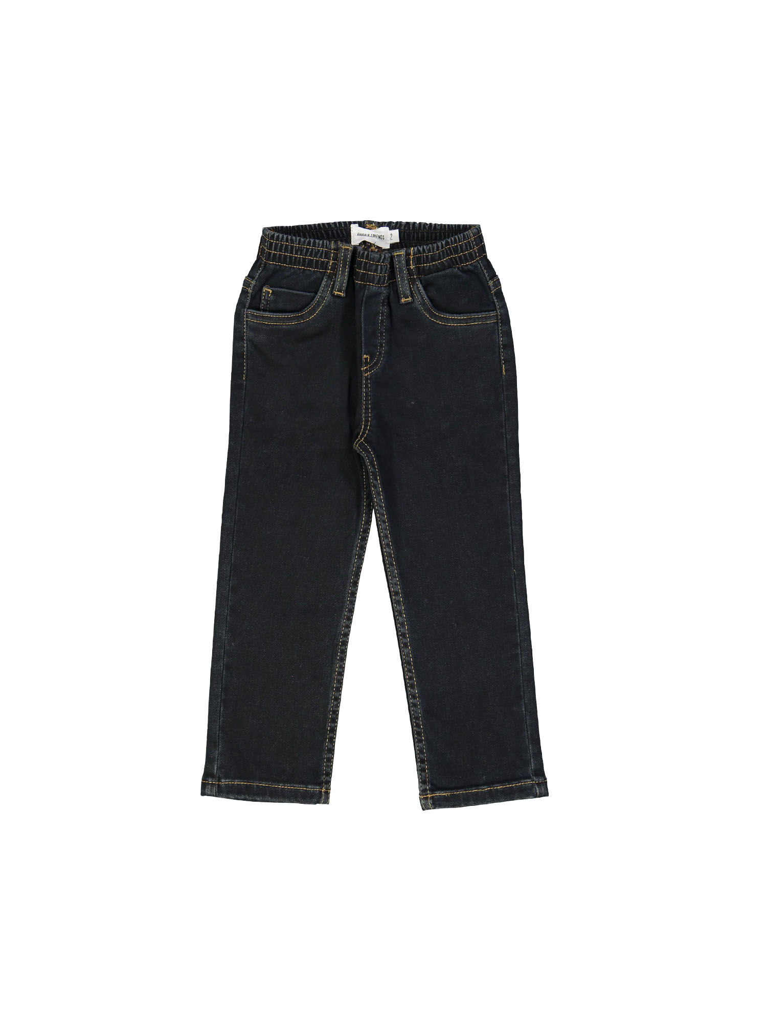 Jeans regular rekker afg. blauw 02j