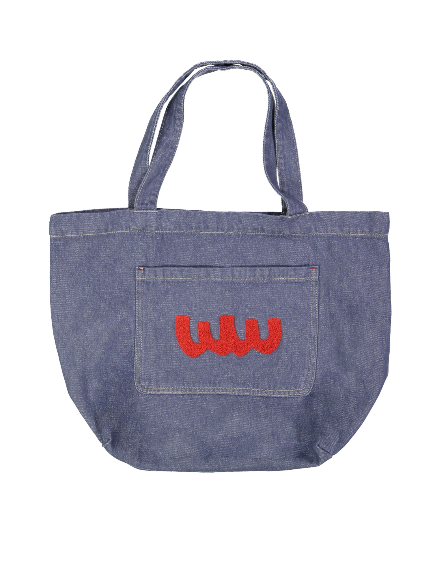 totebag jeans blauw one size