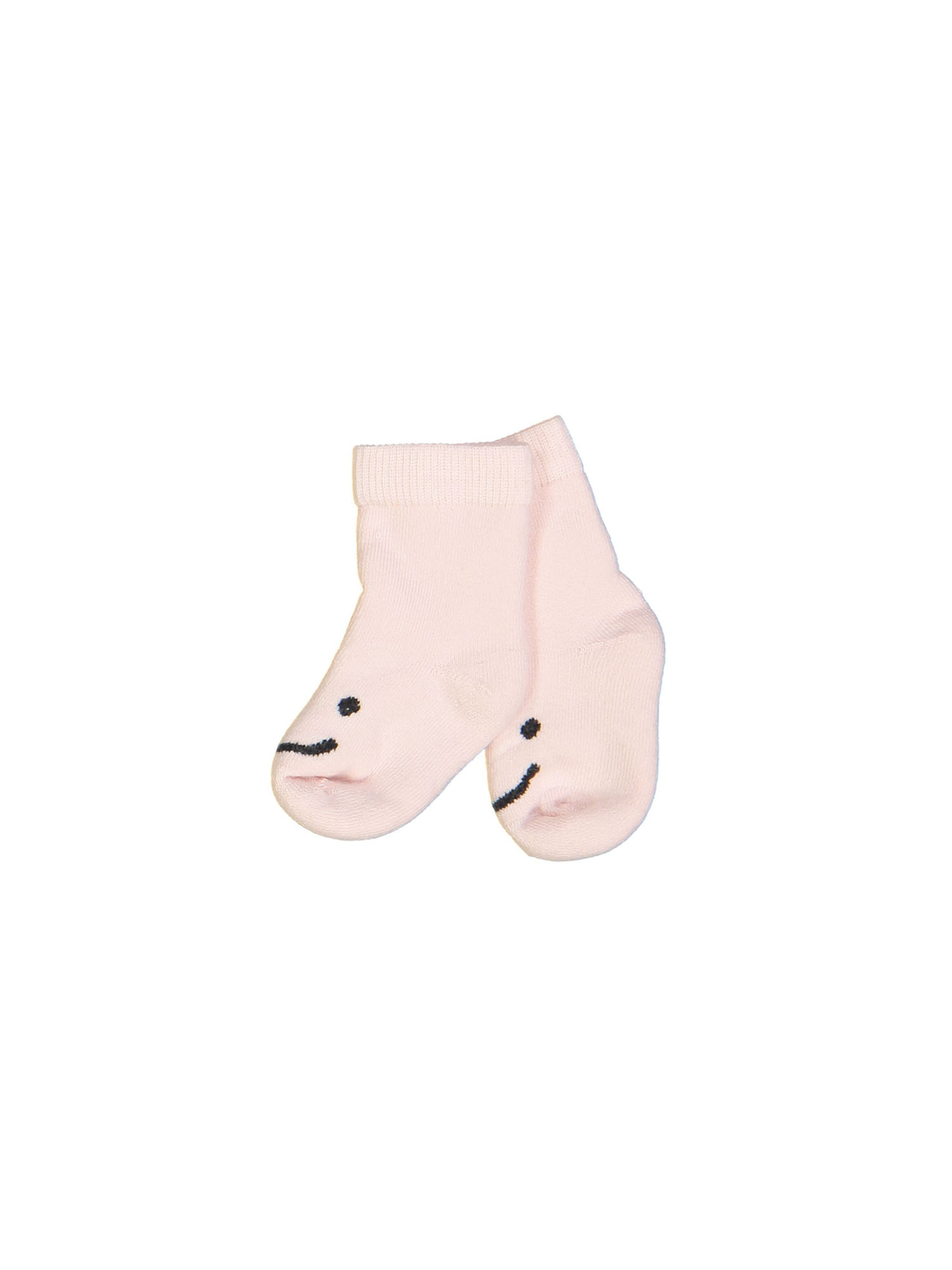 socks baby smile pink