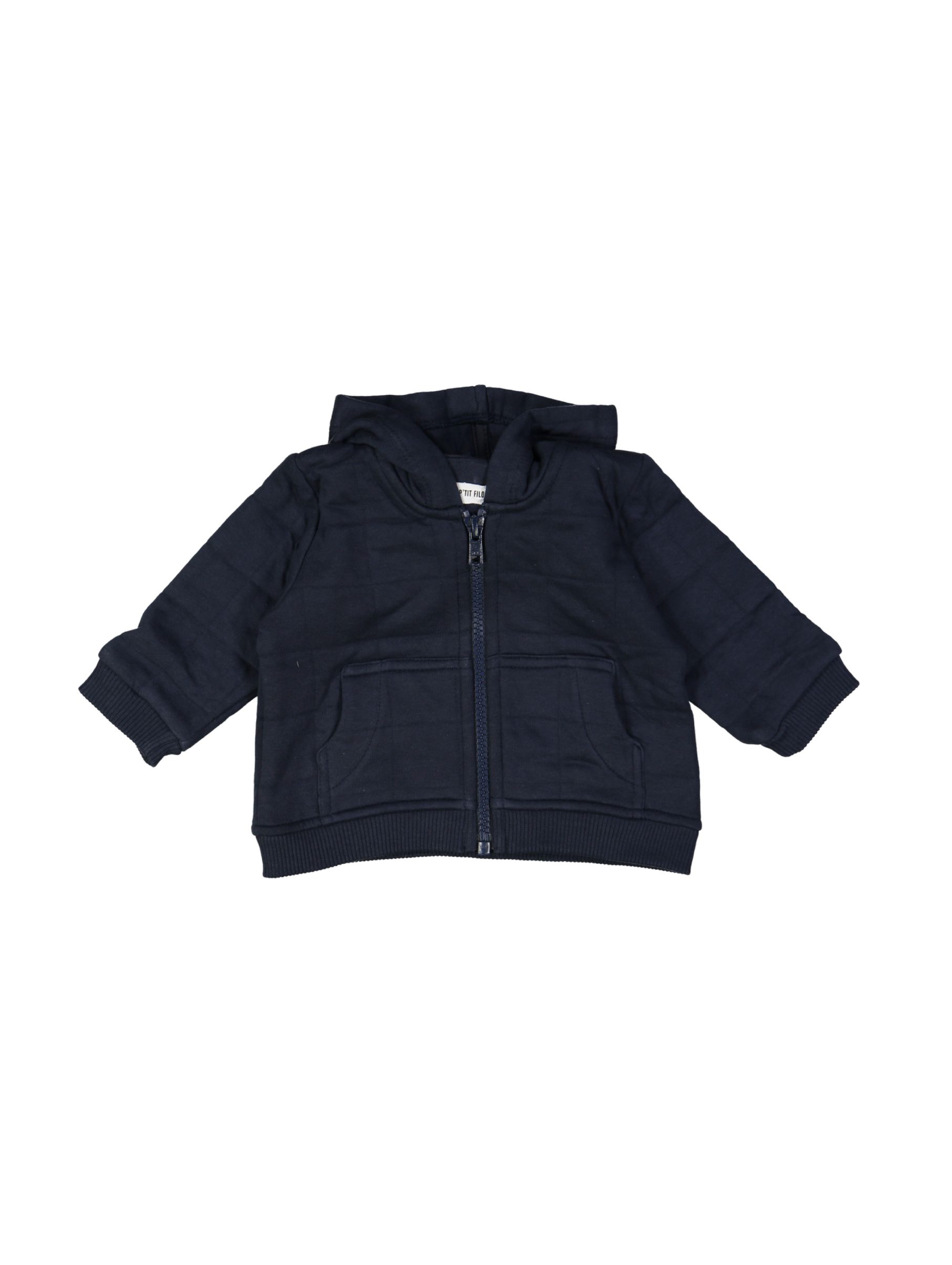 gilet mini matelassé bleu foncé