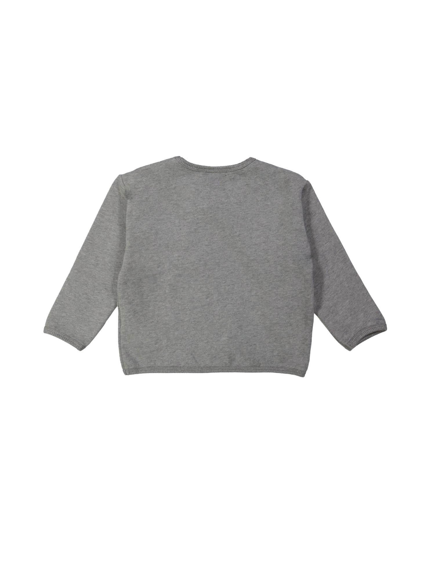 Sweater fleur gris chiné