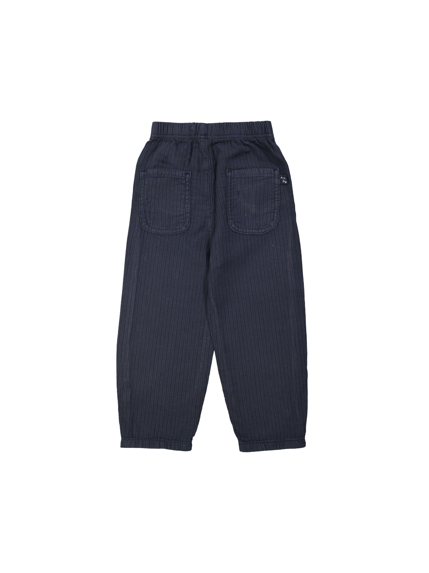 Broek streep donkerblauw 12m-18m