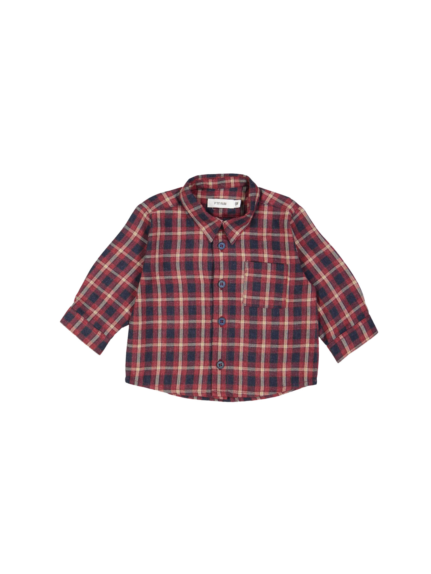 Shirt mini check red