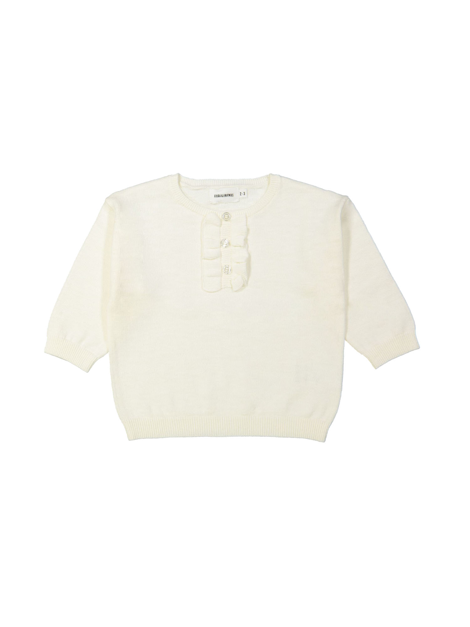 Pull frul ecru 12m-18m