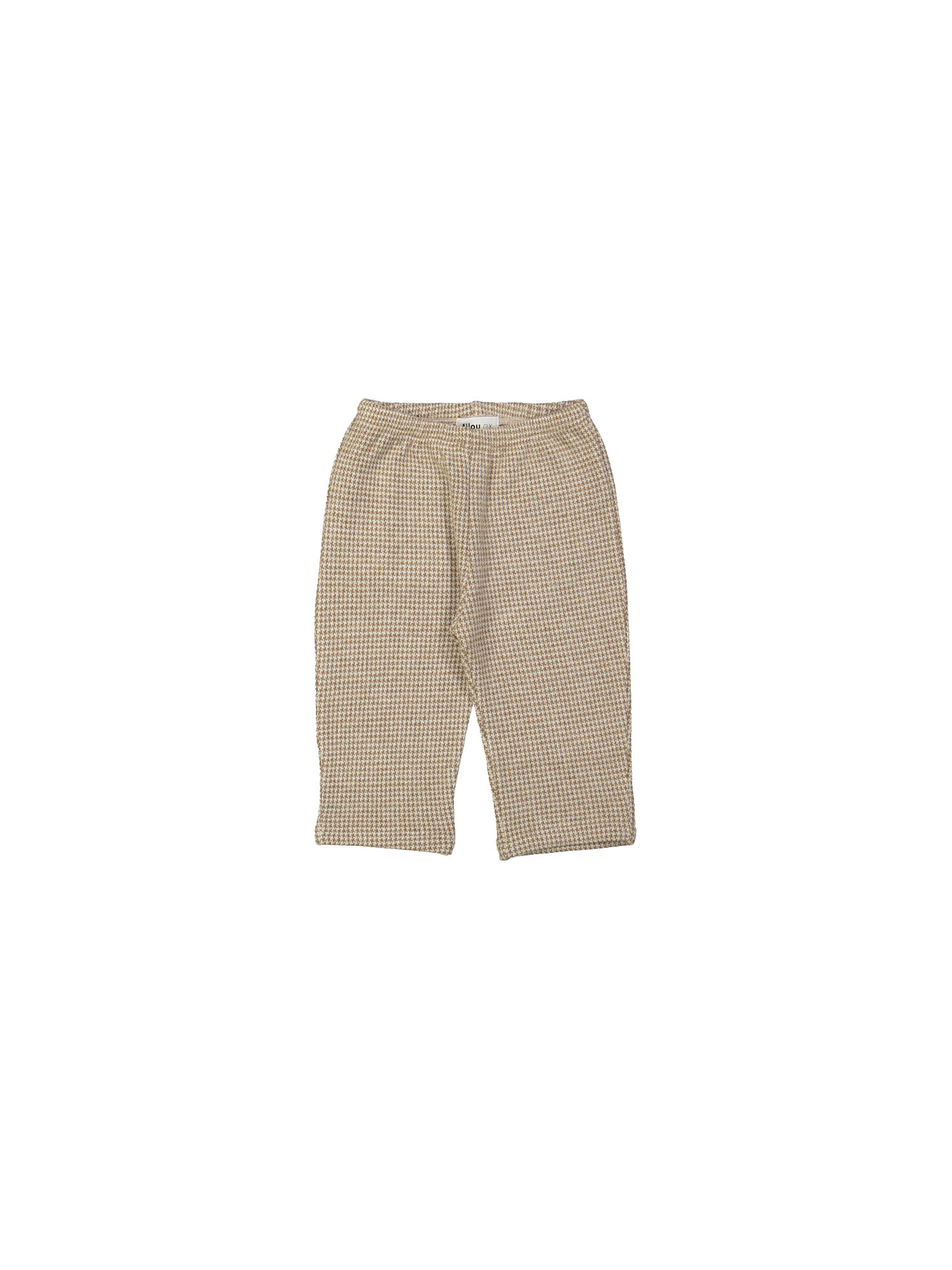Comfy broek ruit lichtbruin 01m-03m