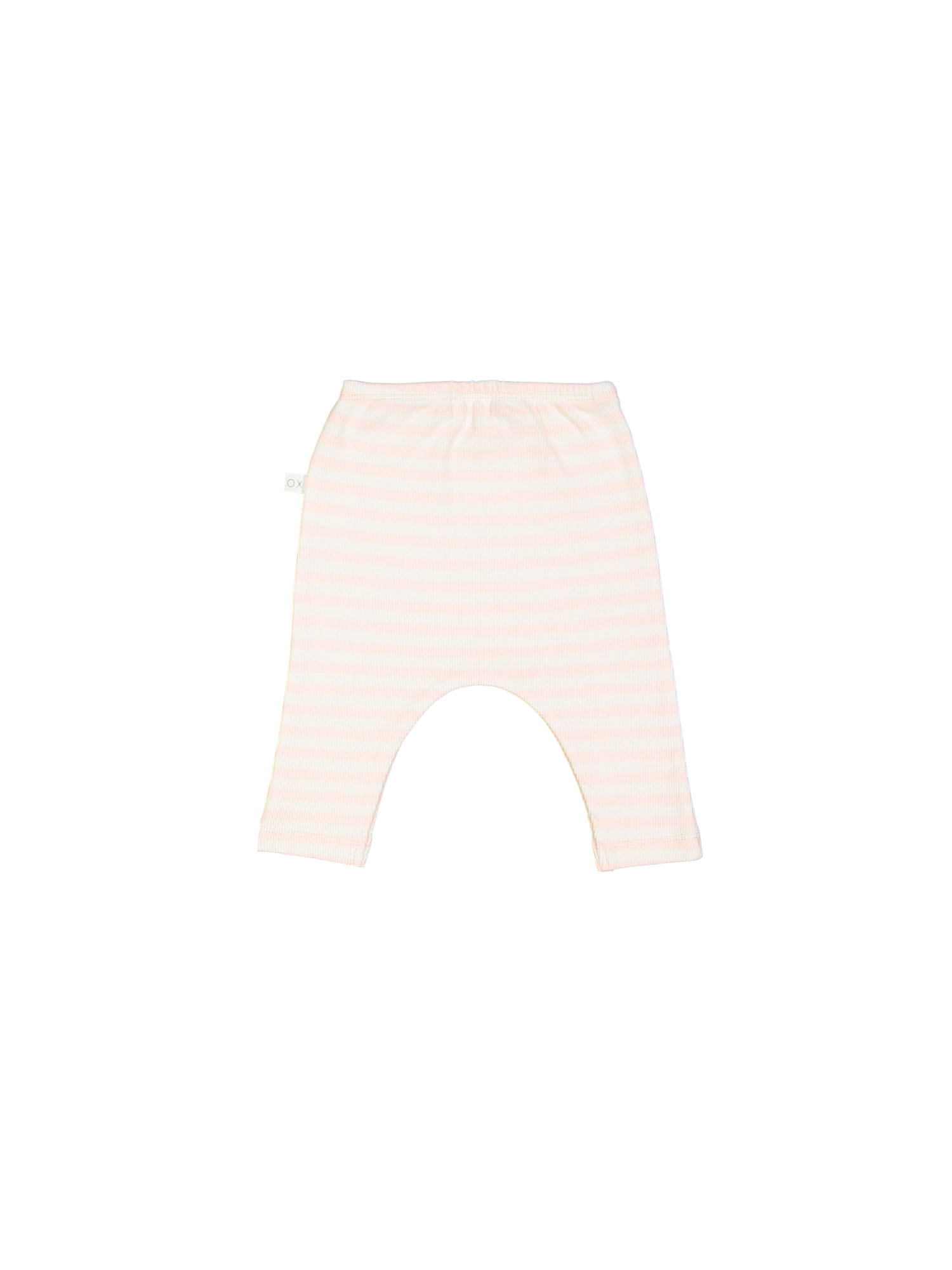 Broek rib streep lichtroze 03m-06m