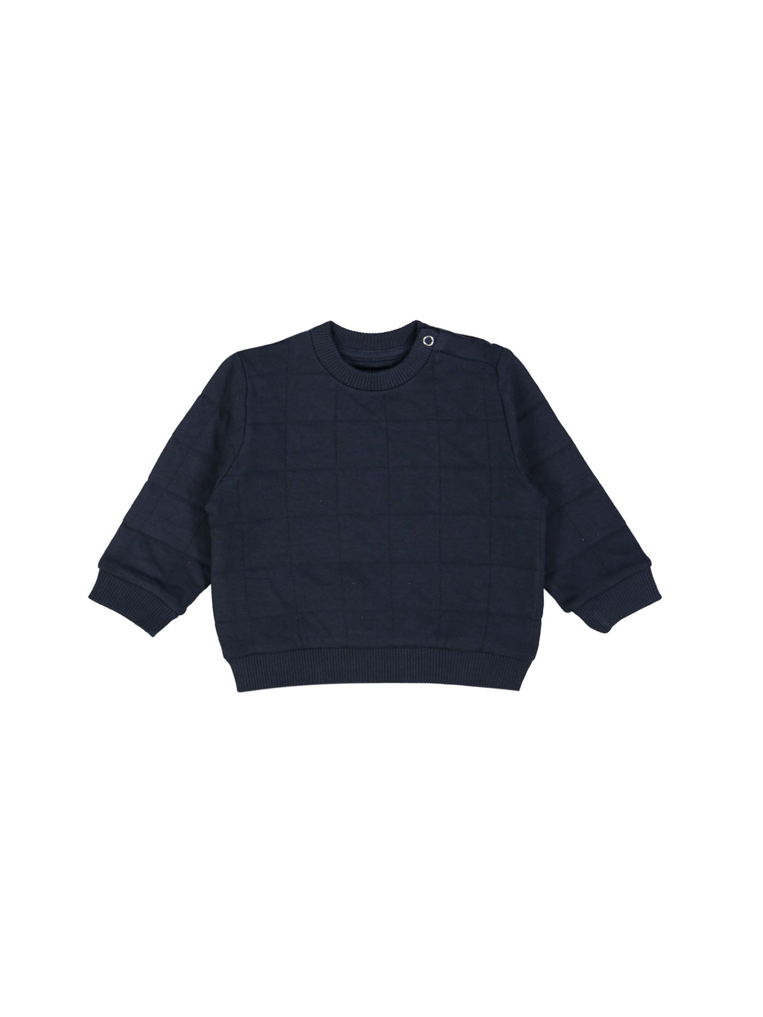 sweater mini matelassé donkerblauw 03m