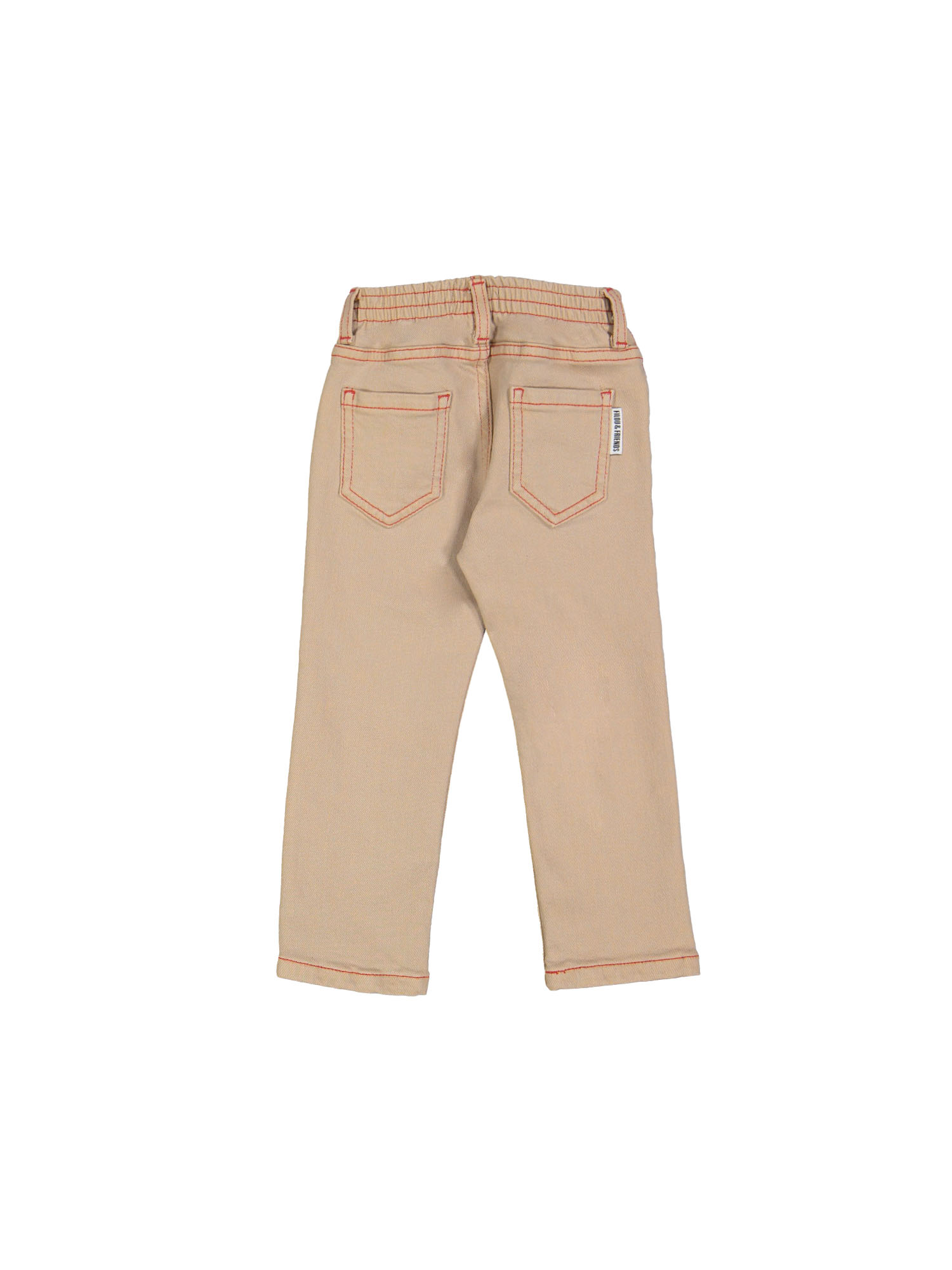 Jeans regular rekker beige 12m