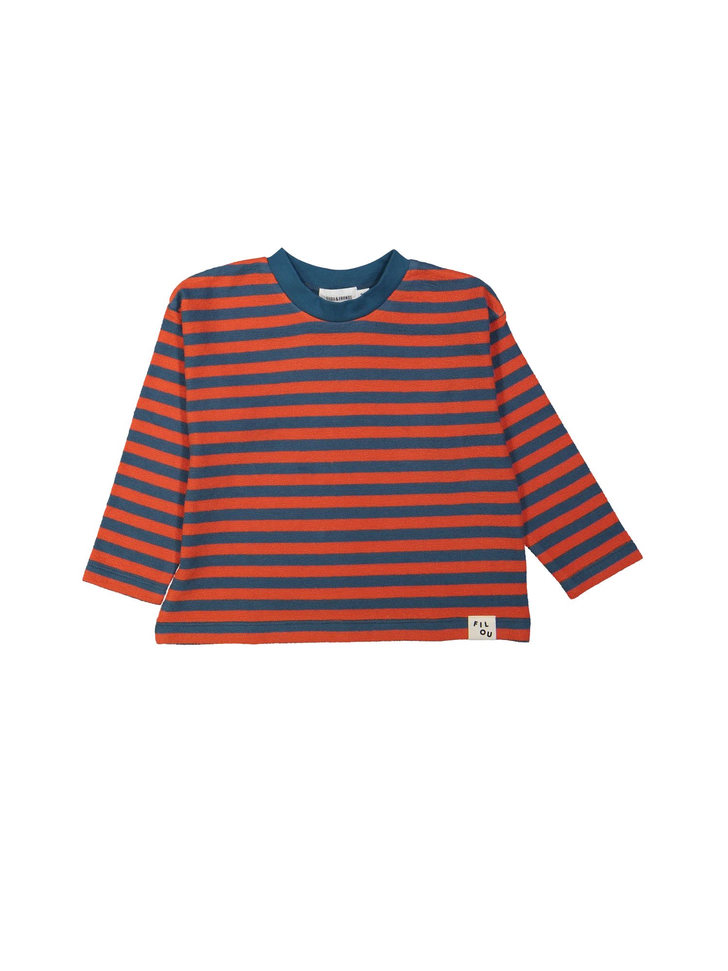 T-shirt rayé orange